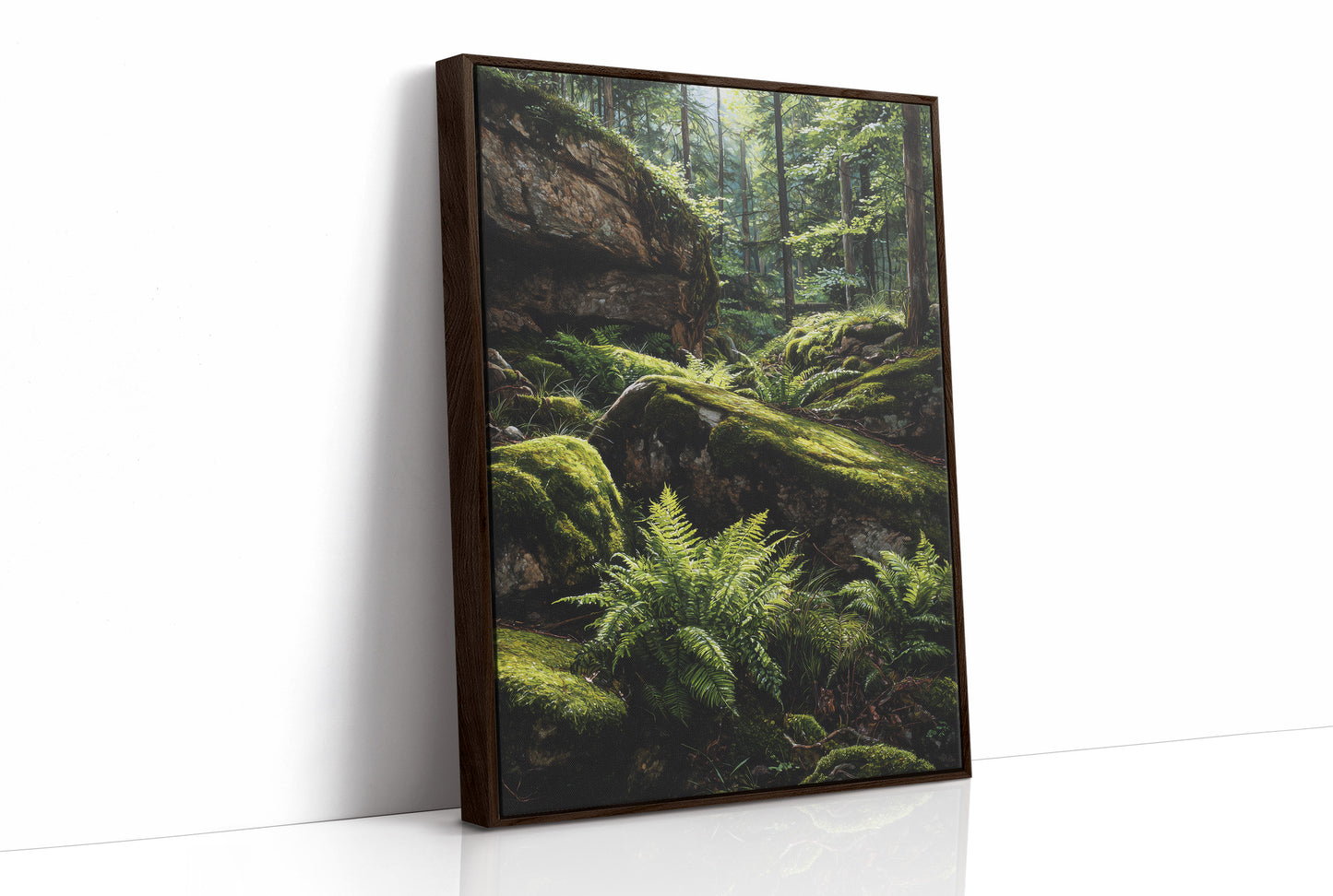 Ancient Ferns Catch Golden Light