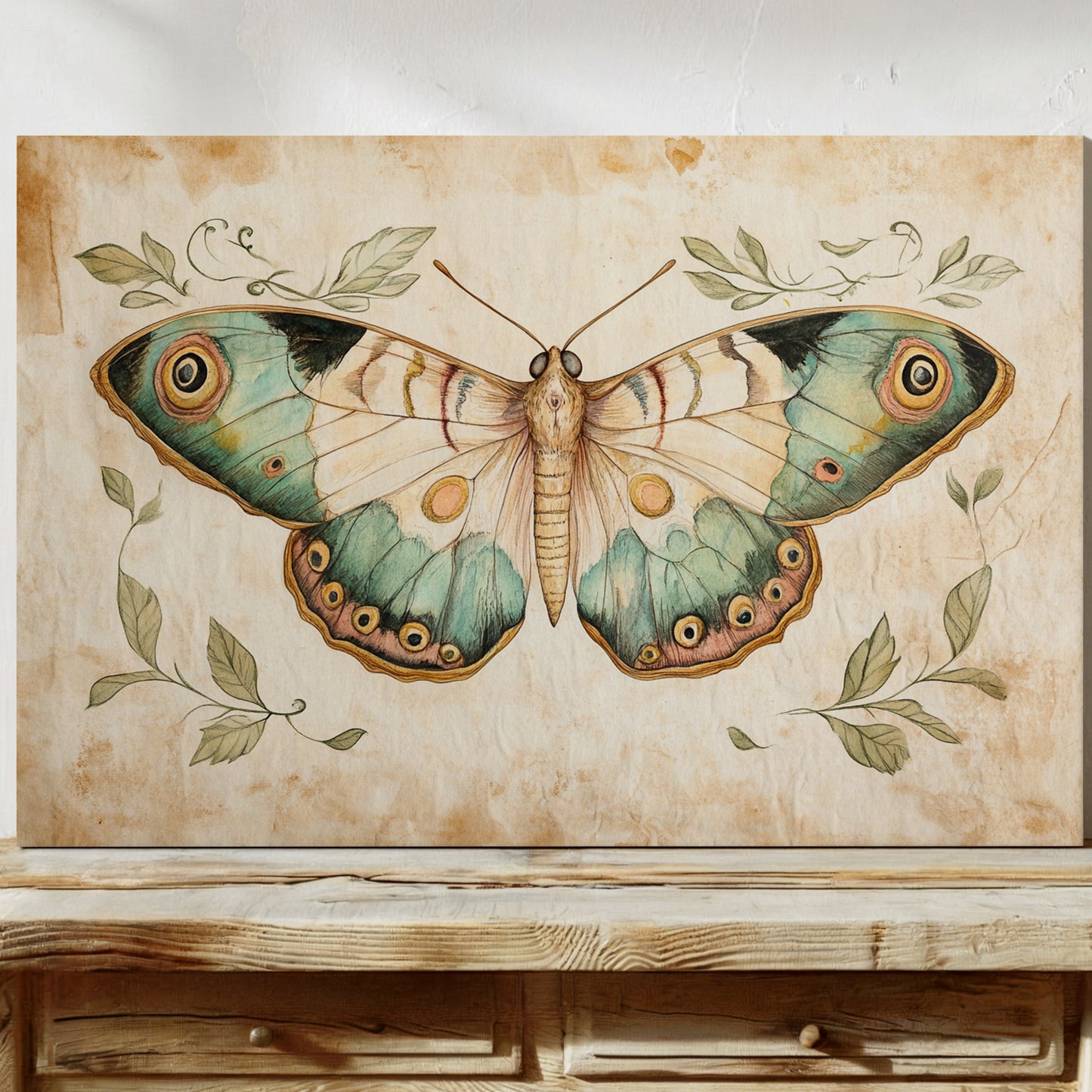 Aged Pages Hold Butterfly Tales