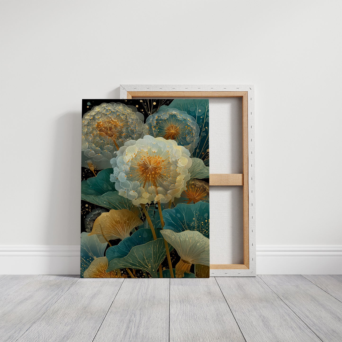Wishes Written in Gold and Teal
