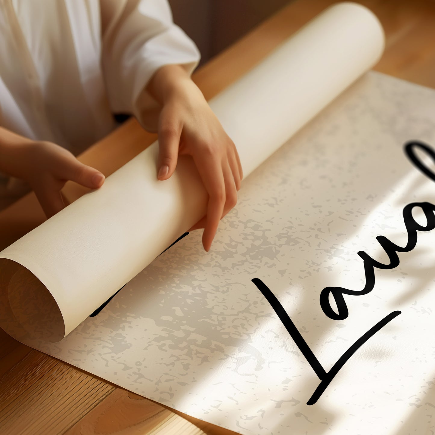 Live Laugh Love Minimalist Script Quote Print