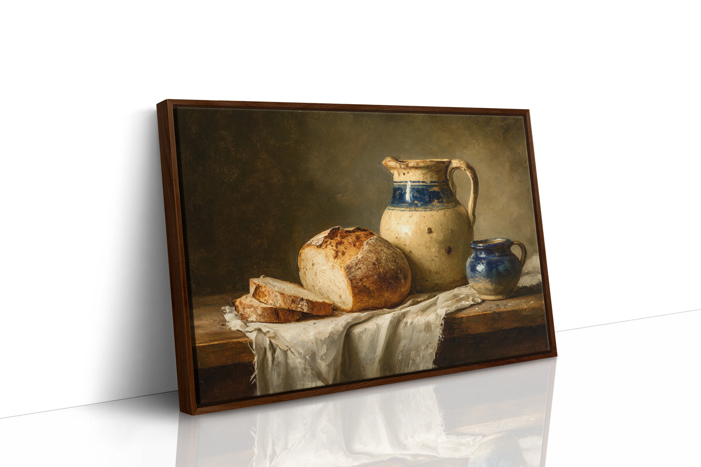Harvest's Bounty on Rustic Table