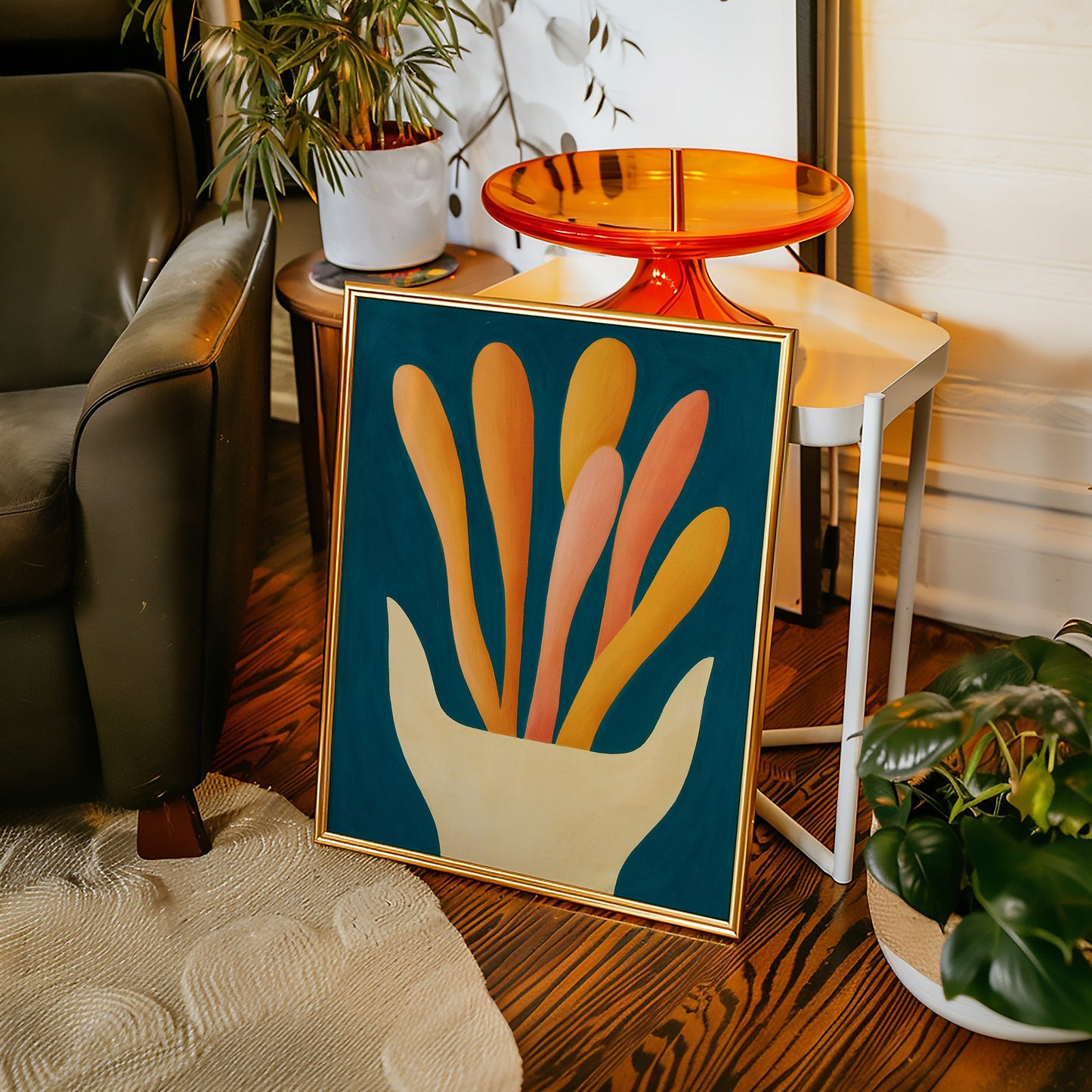 Sunlit Fingers Reach For Sky