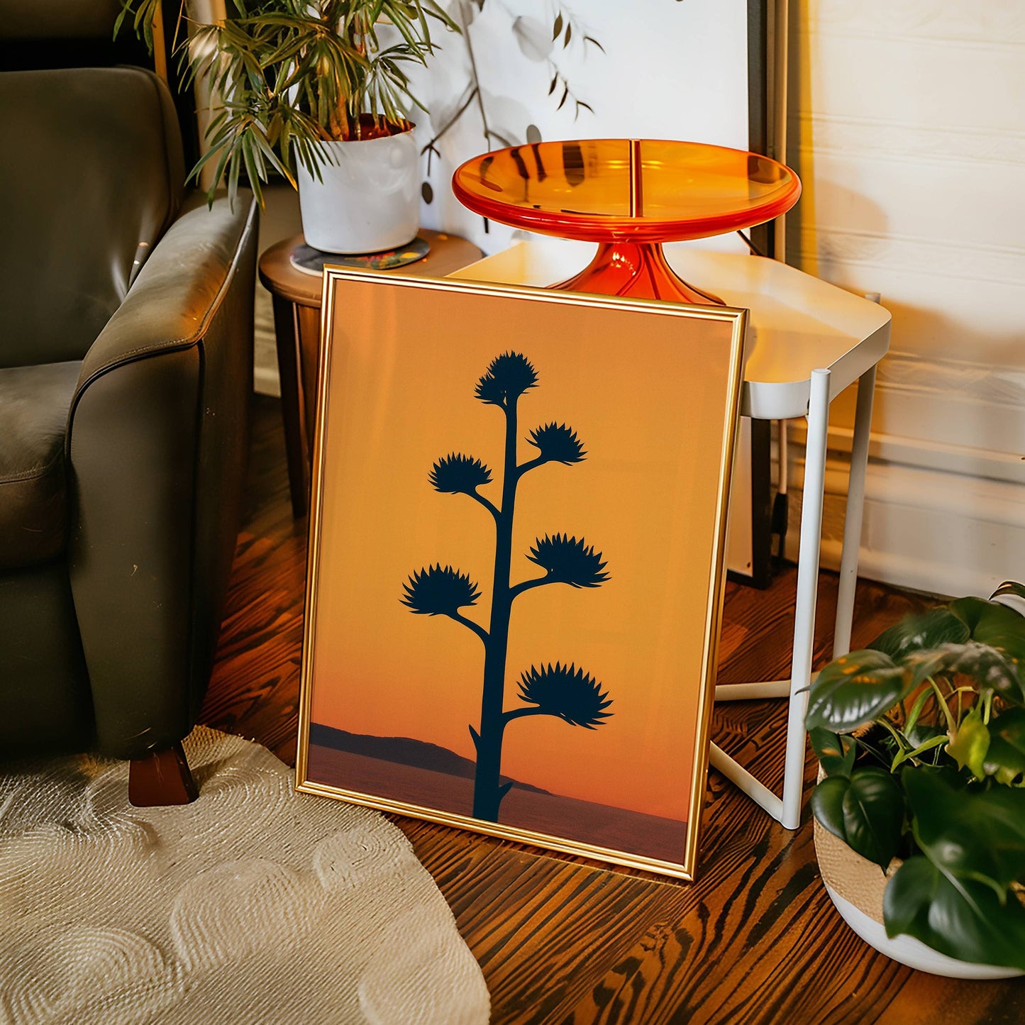 Desert Century Plant Meets Dusk