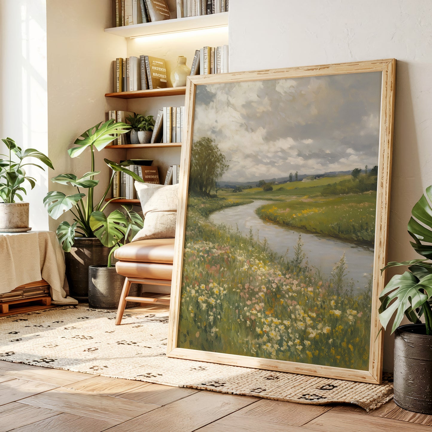 Wildflowers Along the Winding River
