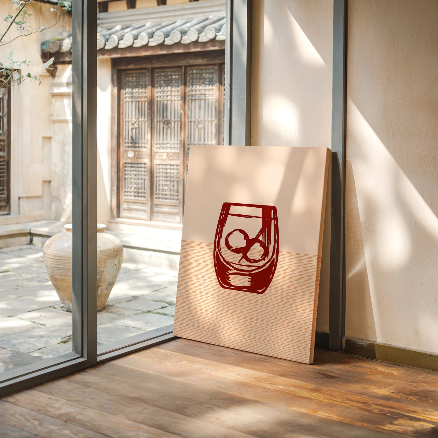 Burgundy Glass Holds Summer Secrets