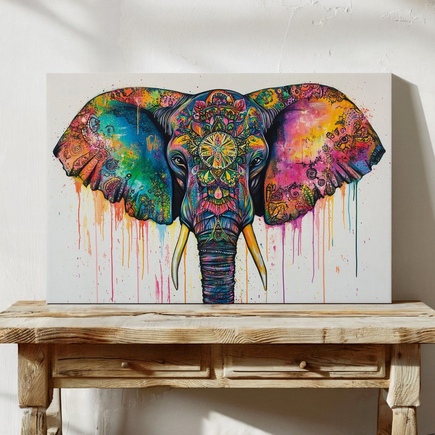 Sacred Colors Dance Through Tusks