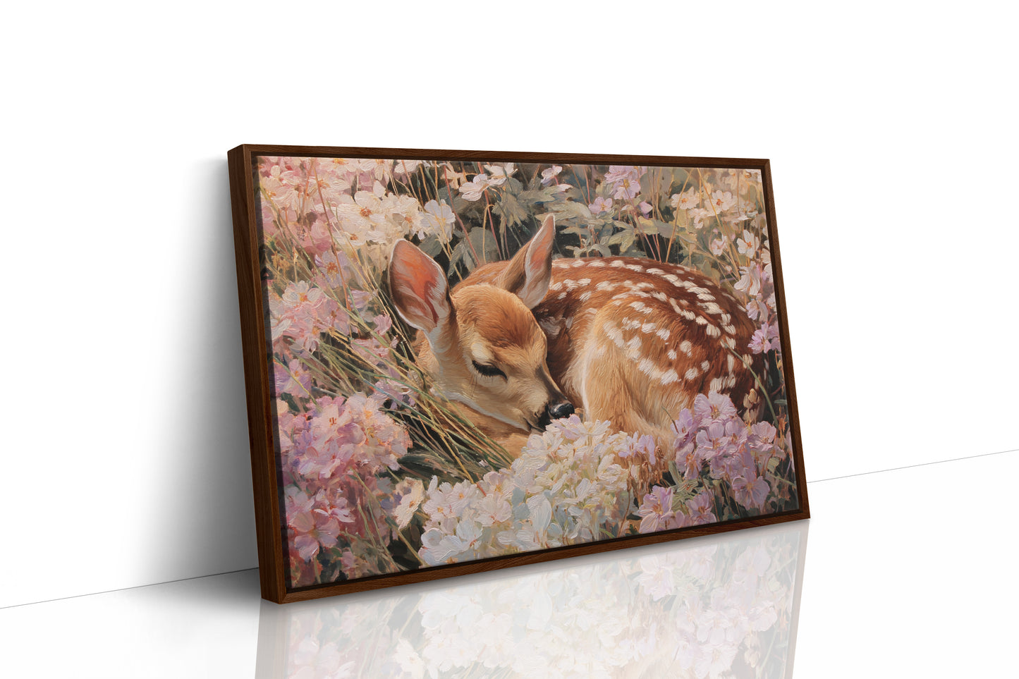Nestled Among Petals' Embrace