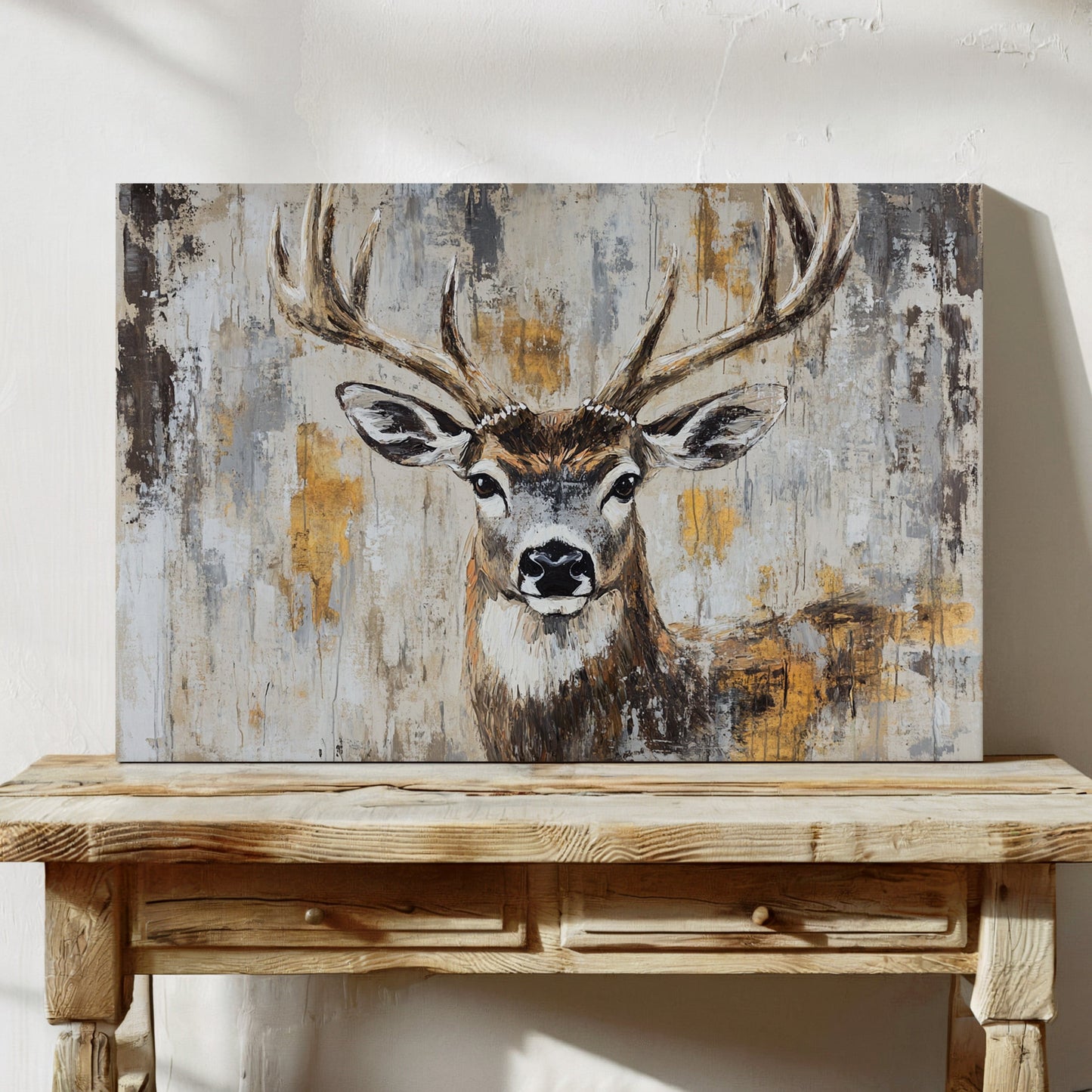 Noble Stag In Golden Light