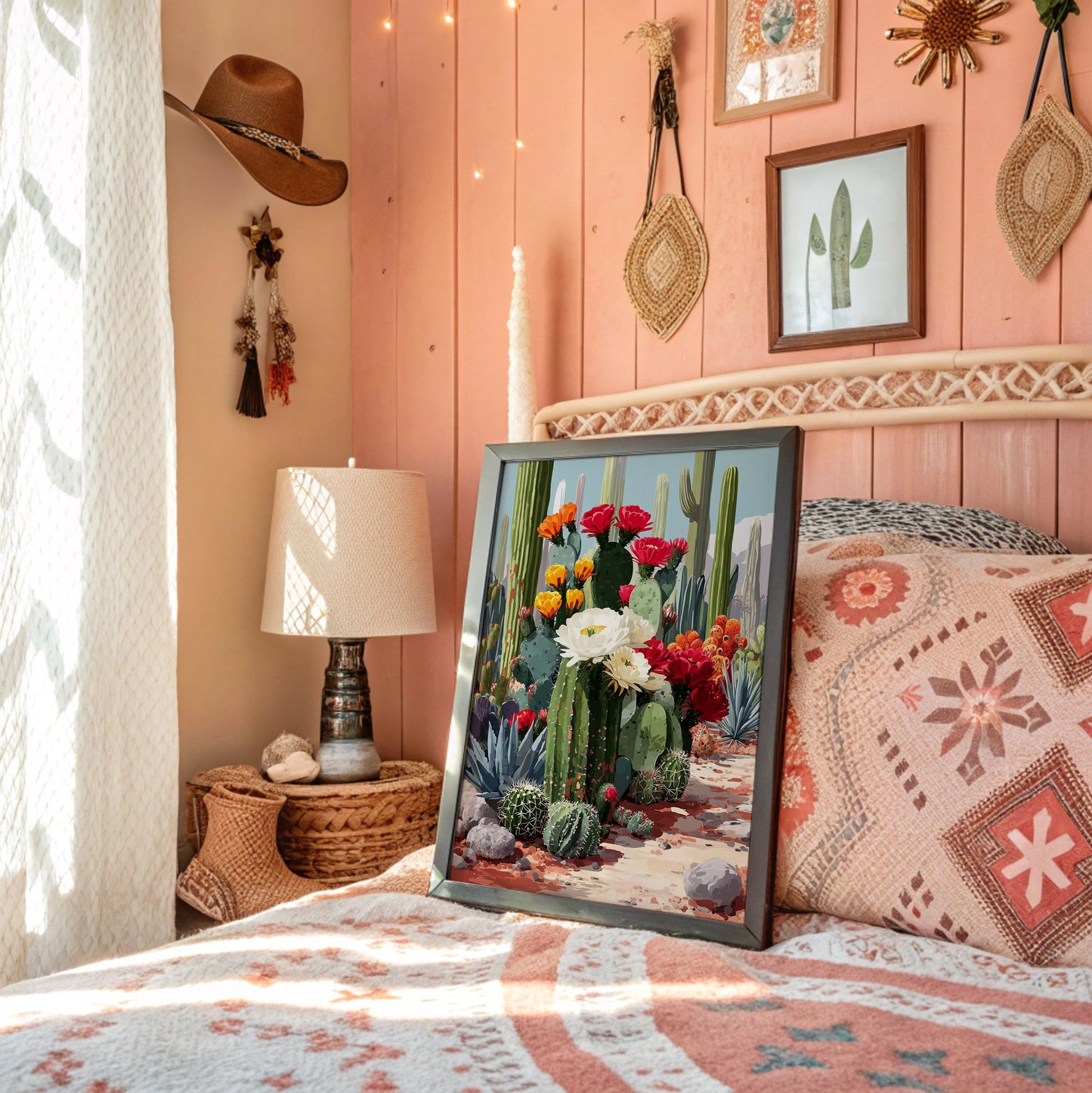 Cactus Blooms Paint Desert Poetry