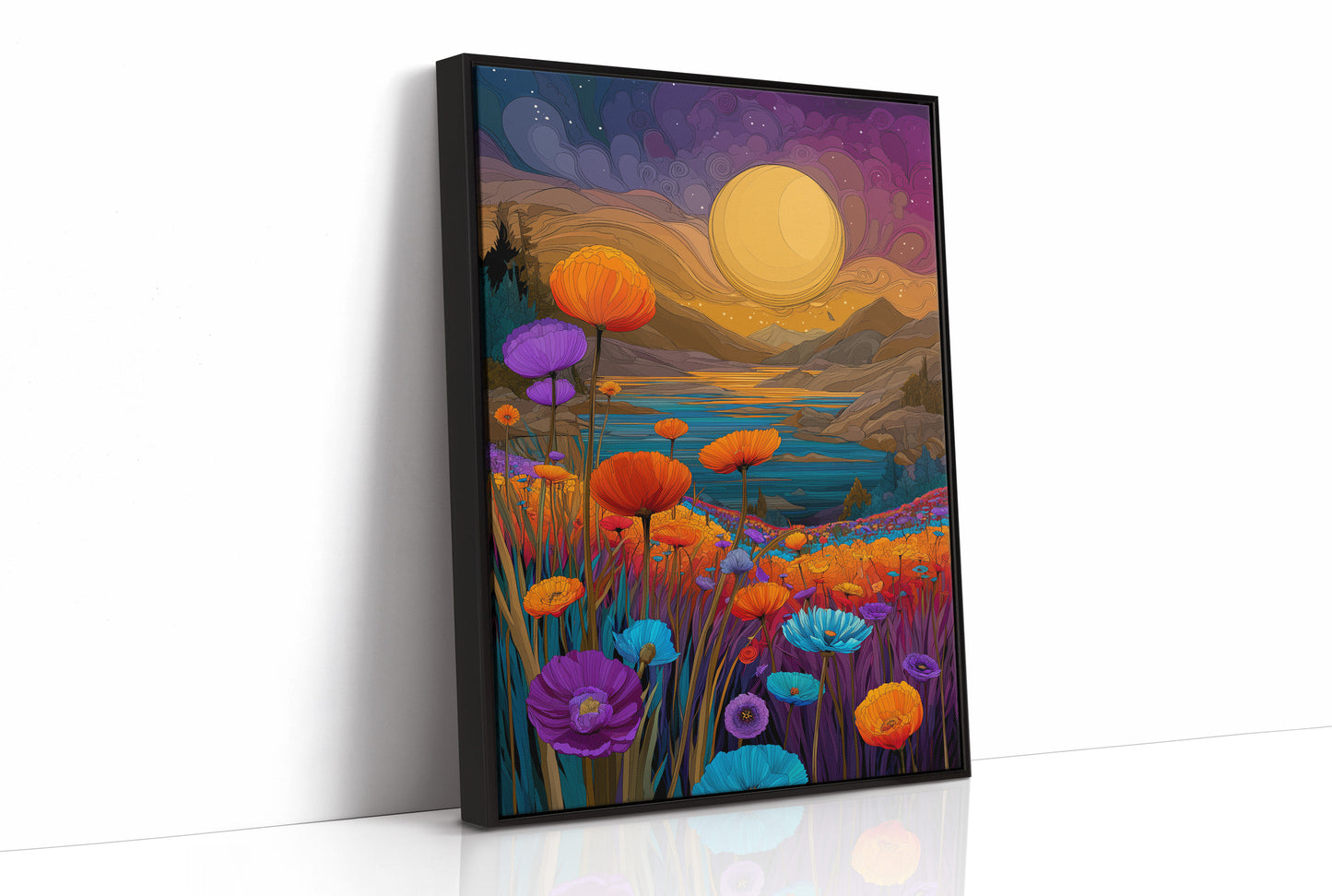 Poppies Bow To Golden Tide