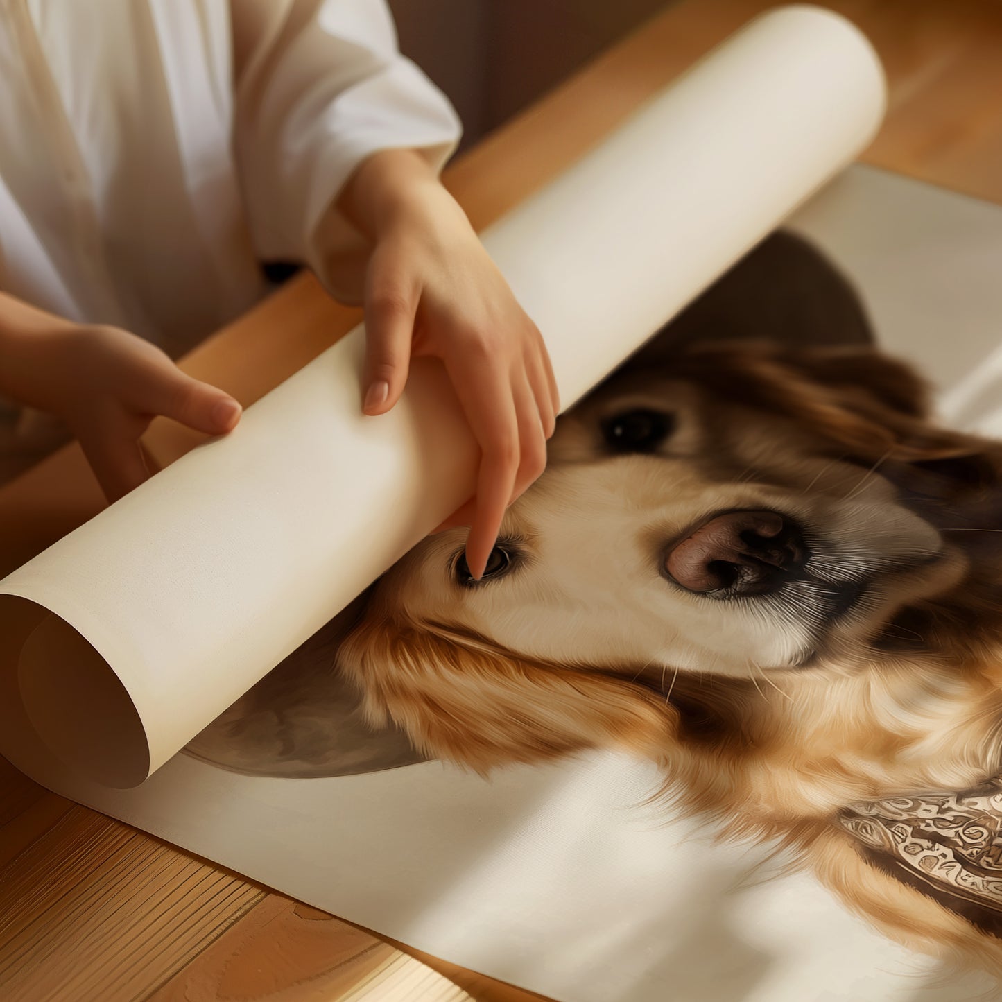 A Canine Cowboy's Bold Stance