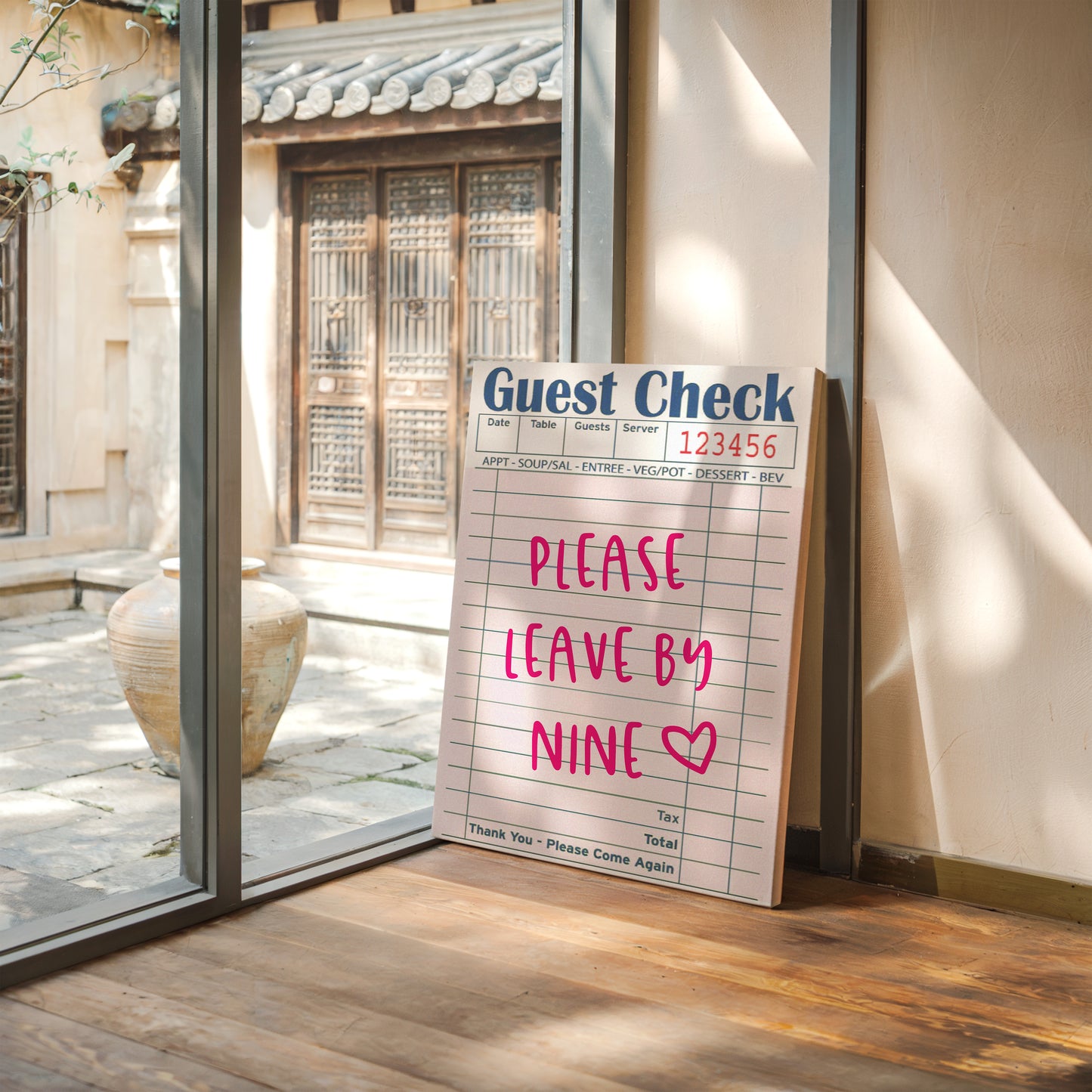Message From The Kitchen Staff