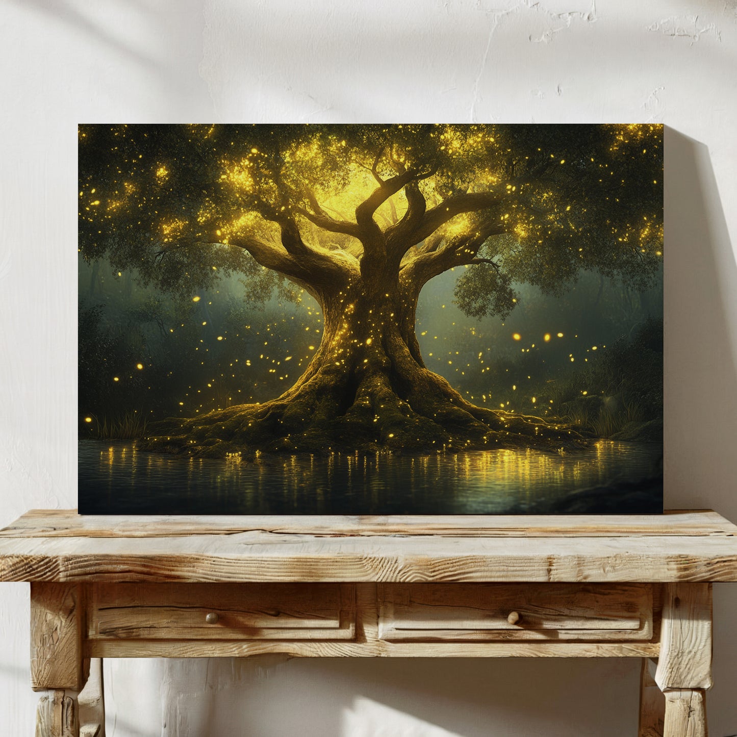 Ancient Light Dances Through Branches