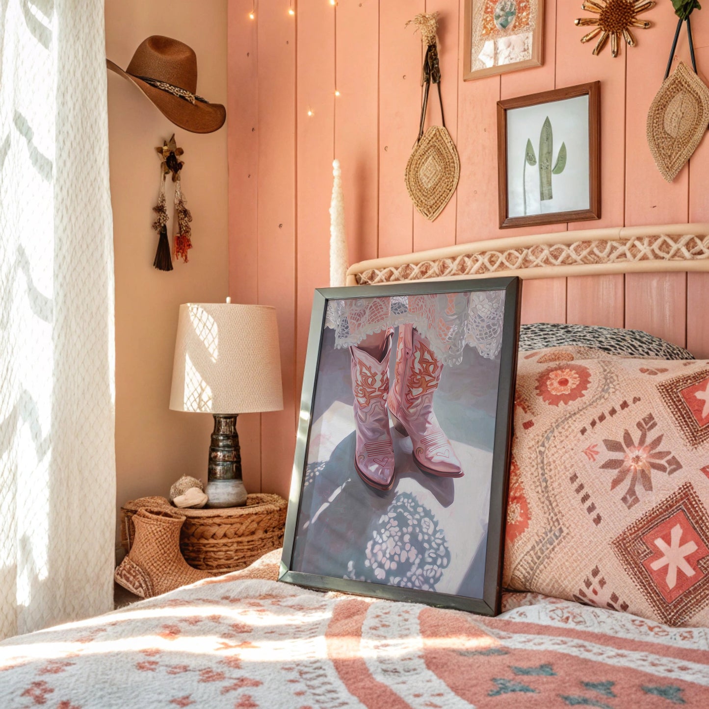 Pink Boots Waltz Through Lace Light