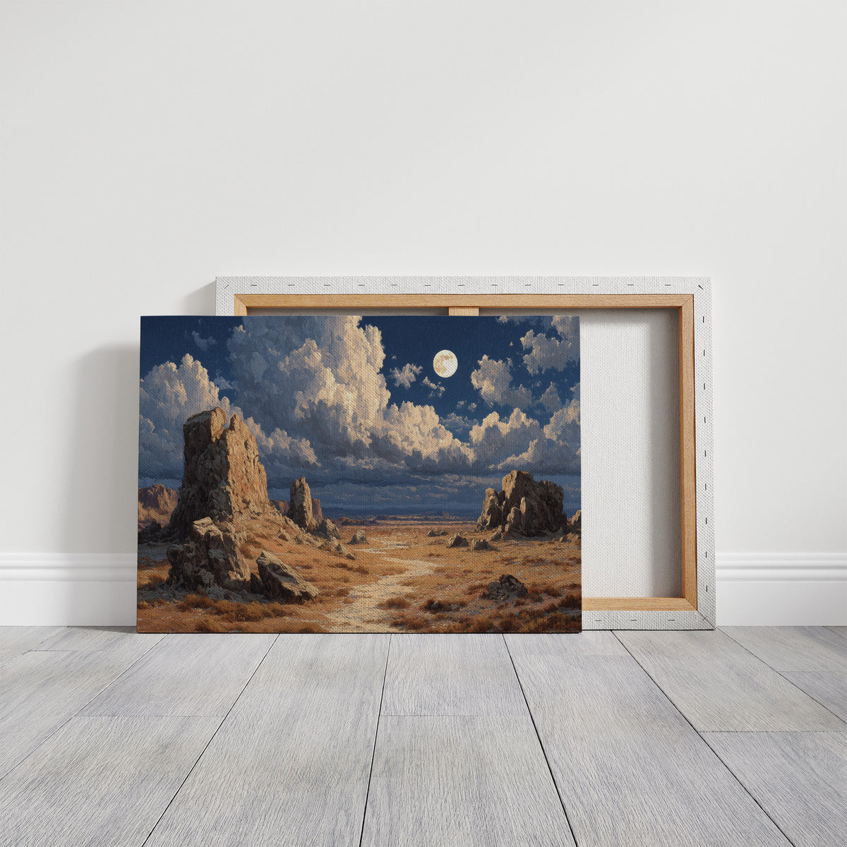 Hoodoos Hold a Moonlit Standoff