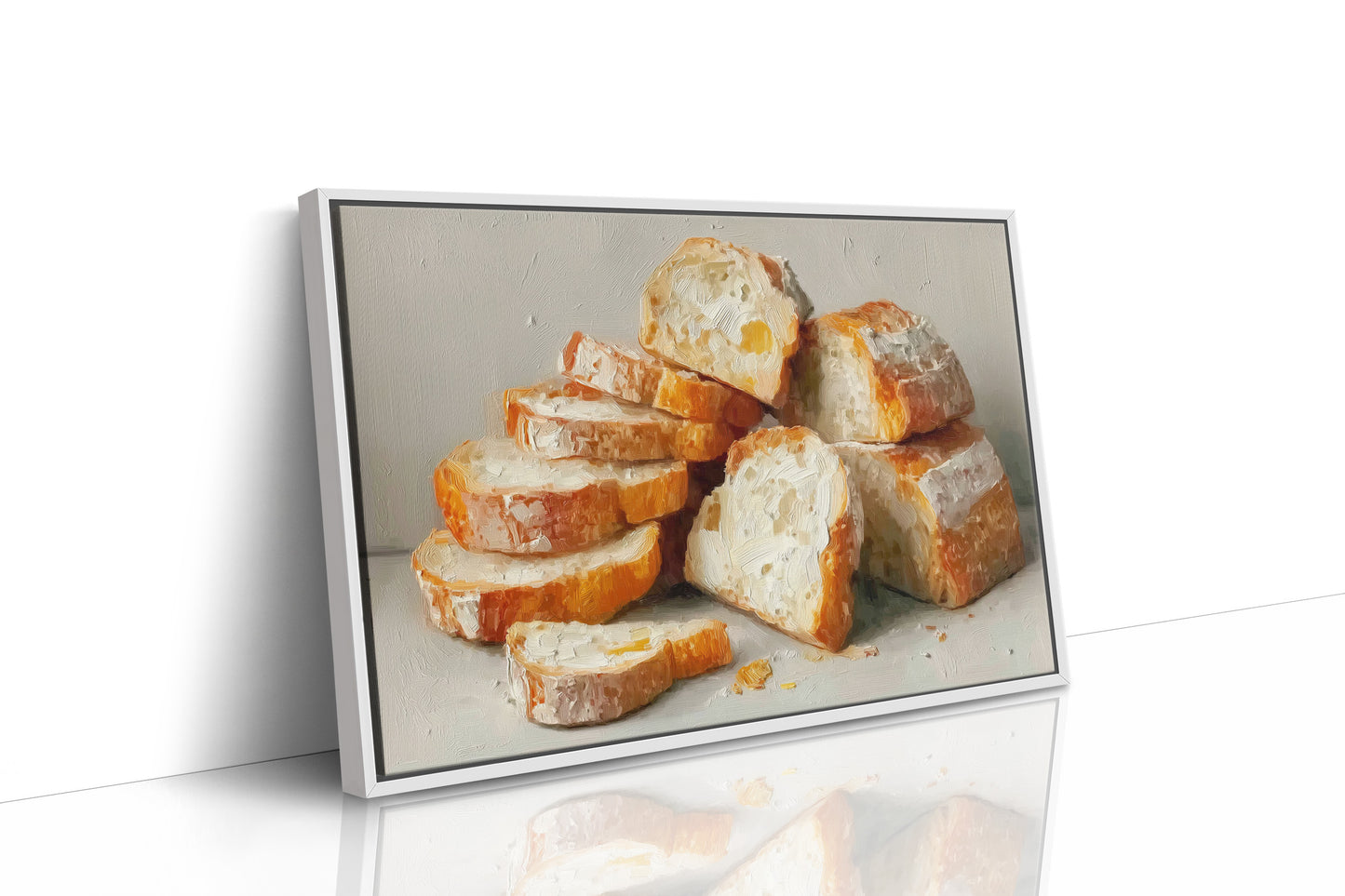 Rustic Bounty: A Symphony of Golden Bread