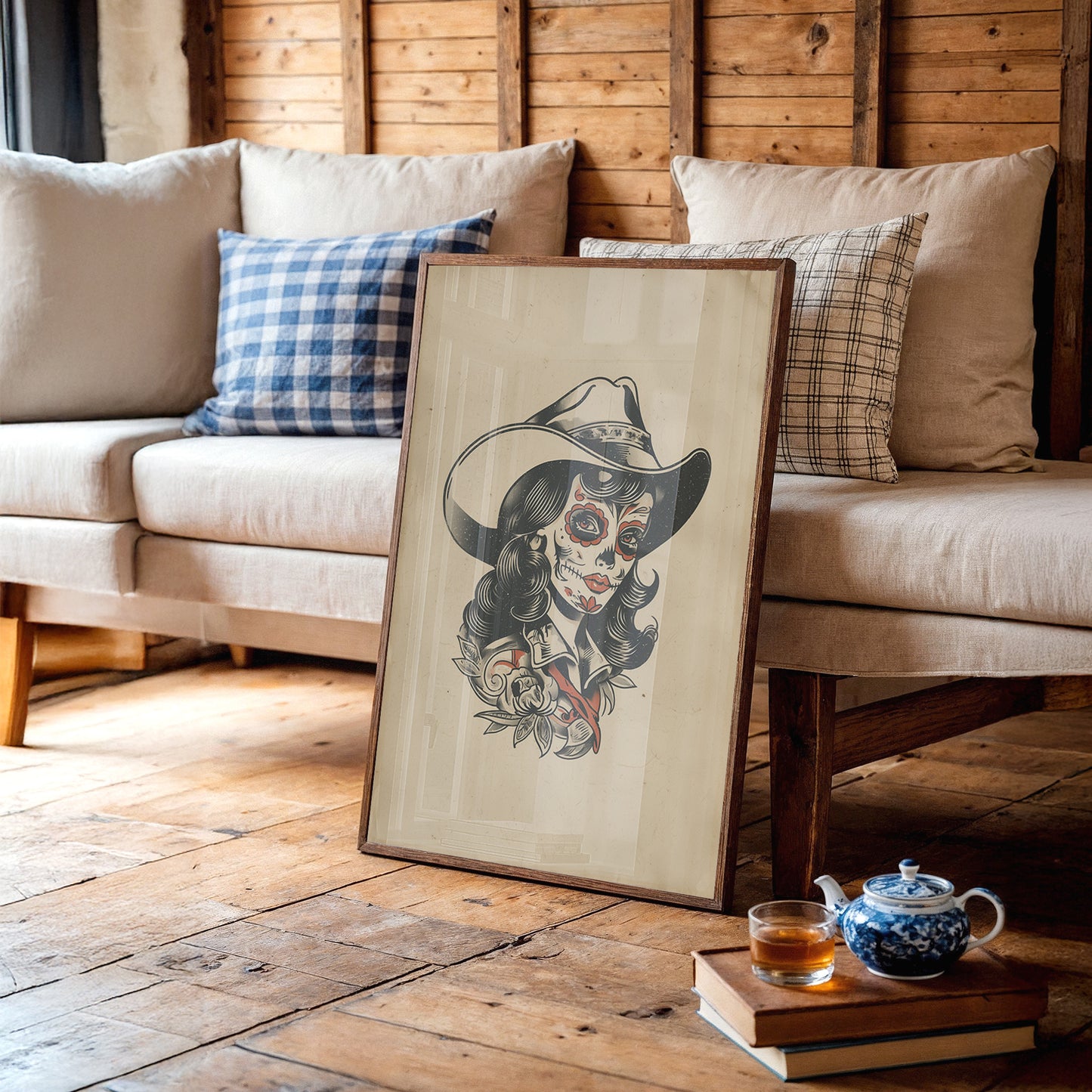 Roses Bloom Under Desert Stars