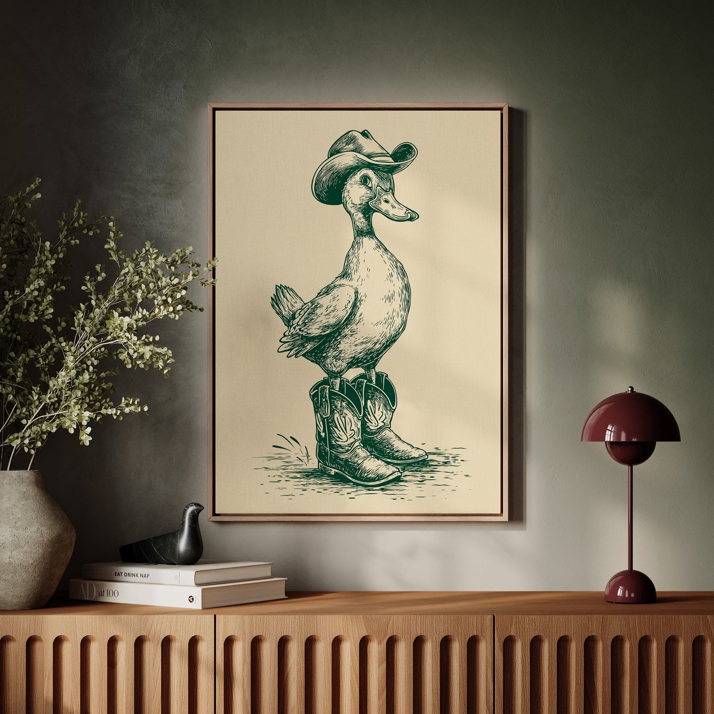 A Duck in Cowboy Boots