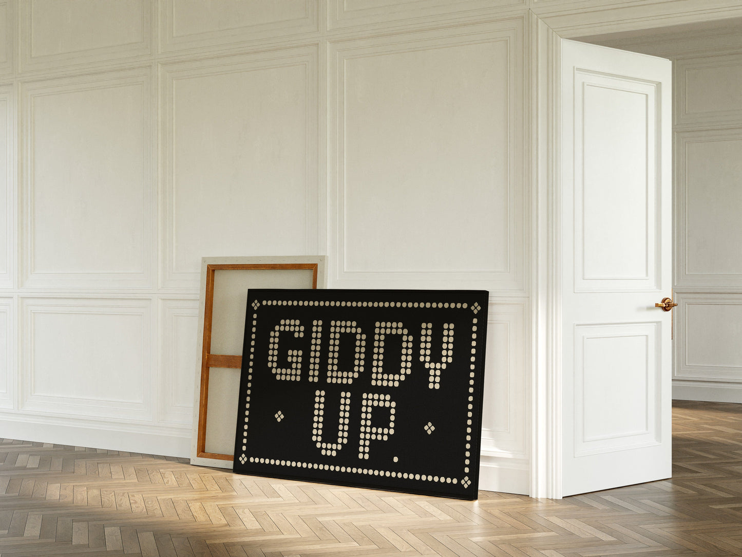 Giddy Up Western Typography