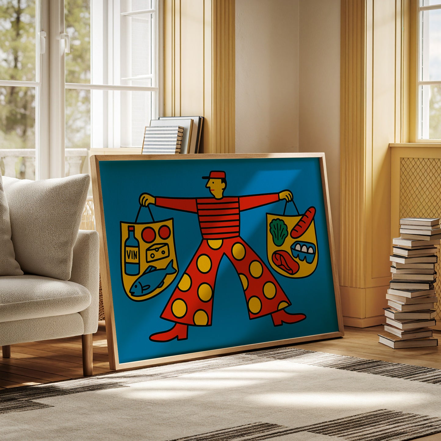 Grocery Run with French Flair