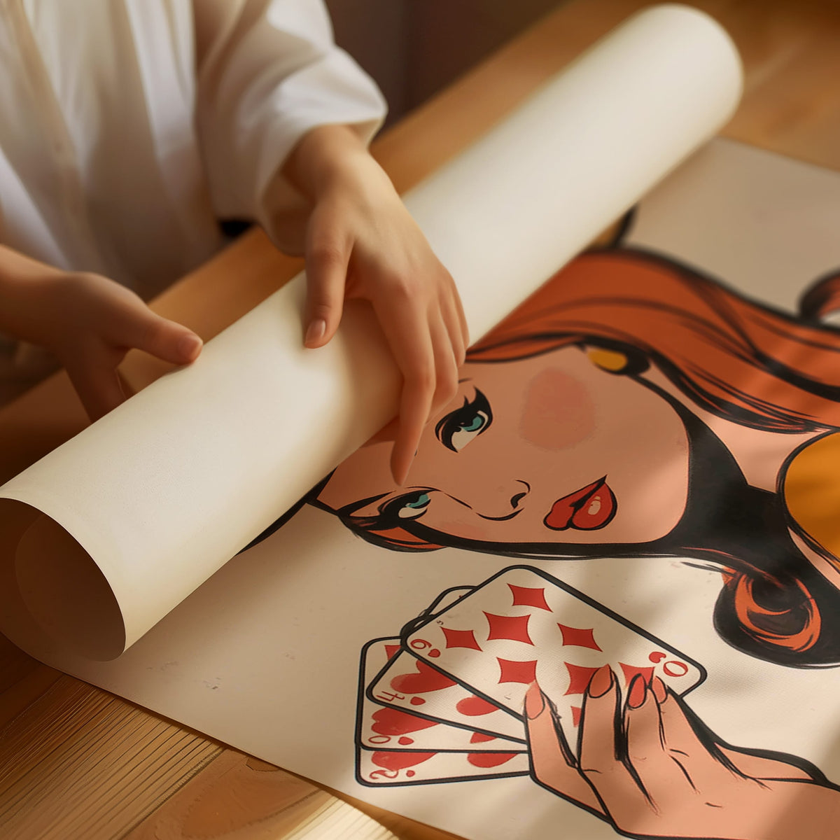 High Stakes Honey - Vintage Pin-Up Cowgirl