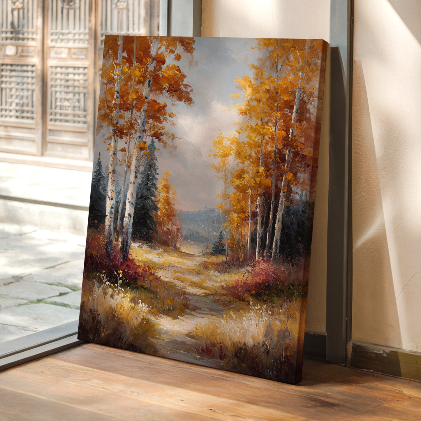 Path Through Golden Leaves