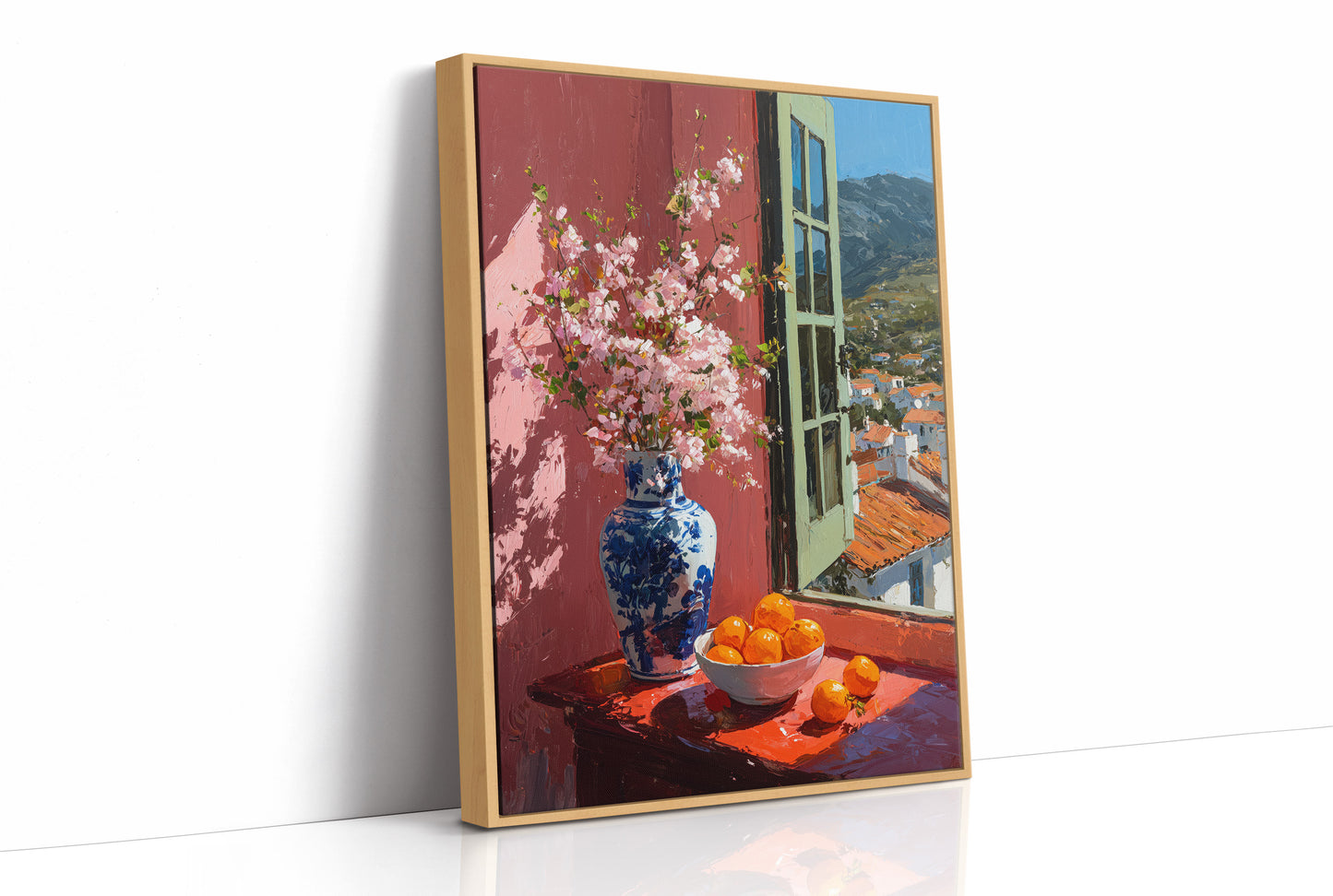 Oranges at the Red Window