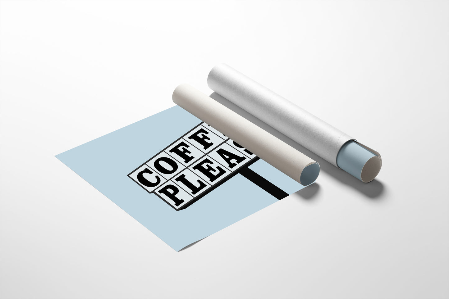 Bold Letters Beg For Caffeine