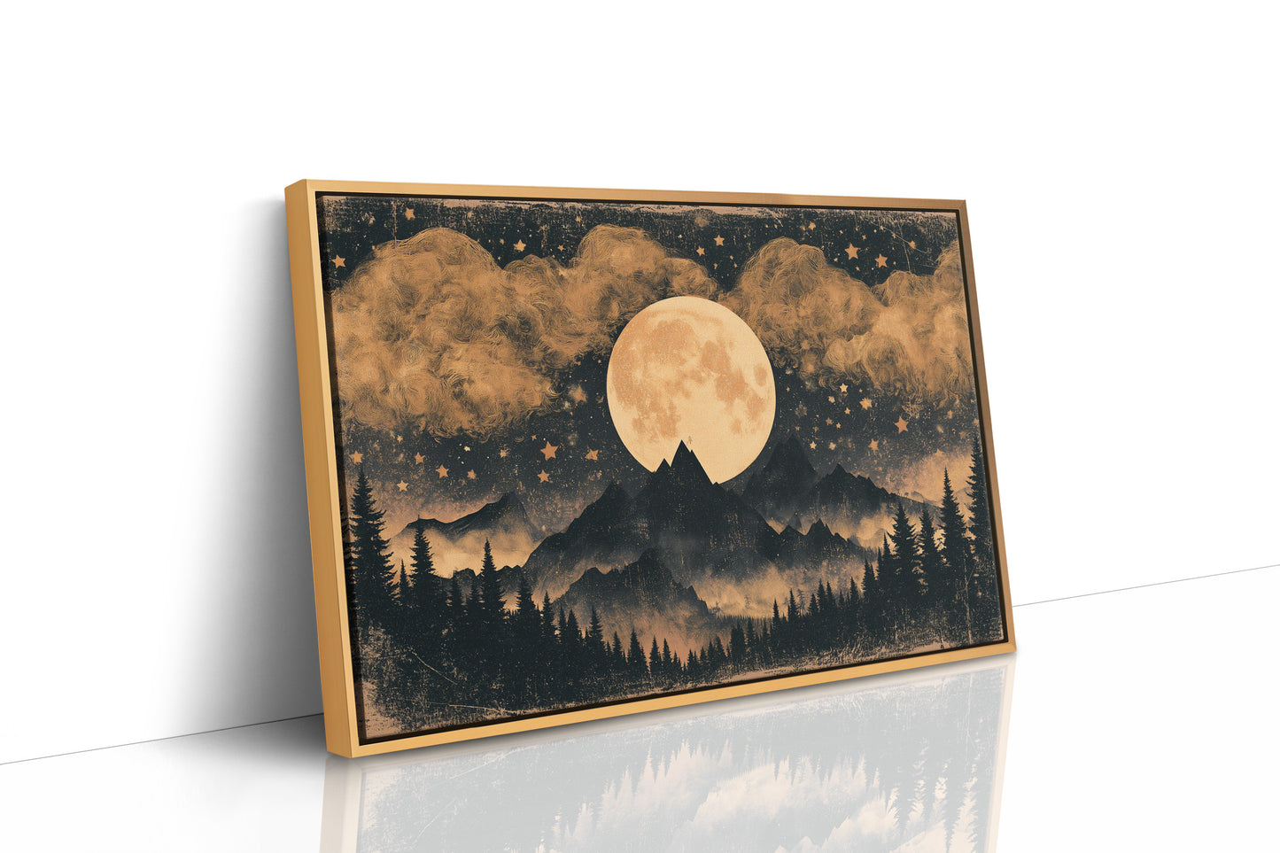 Gold Light Over Sleeping Mountains