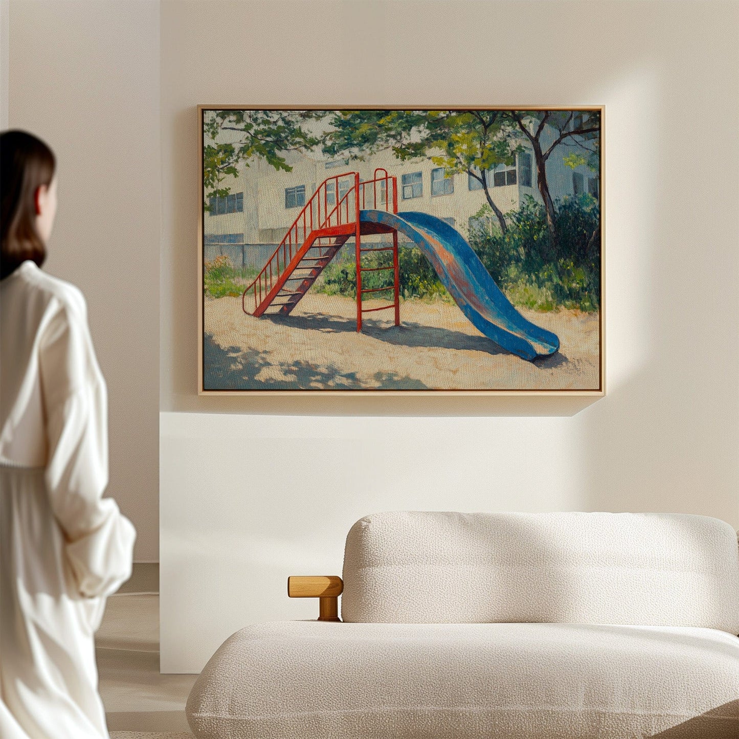 Summer Memories On Metal Slides