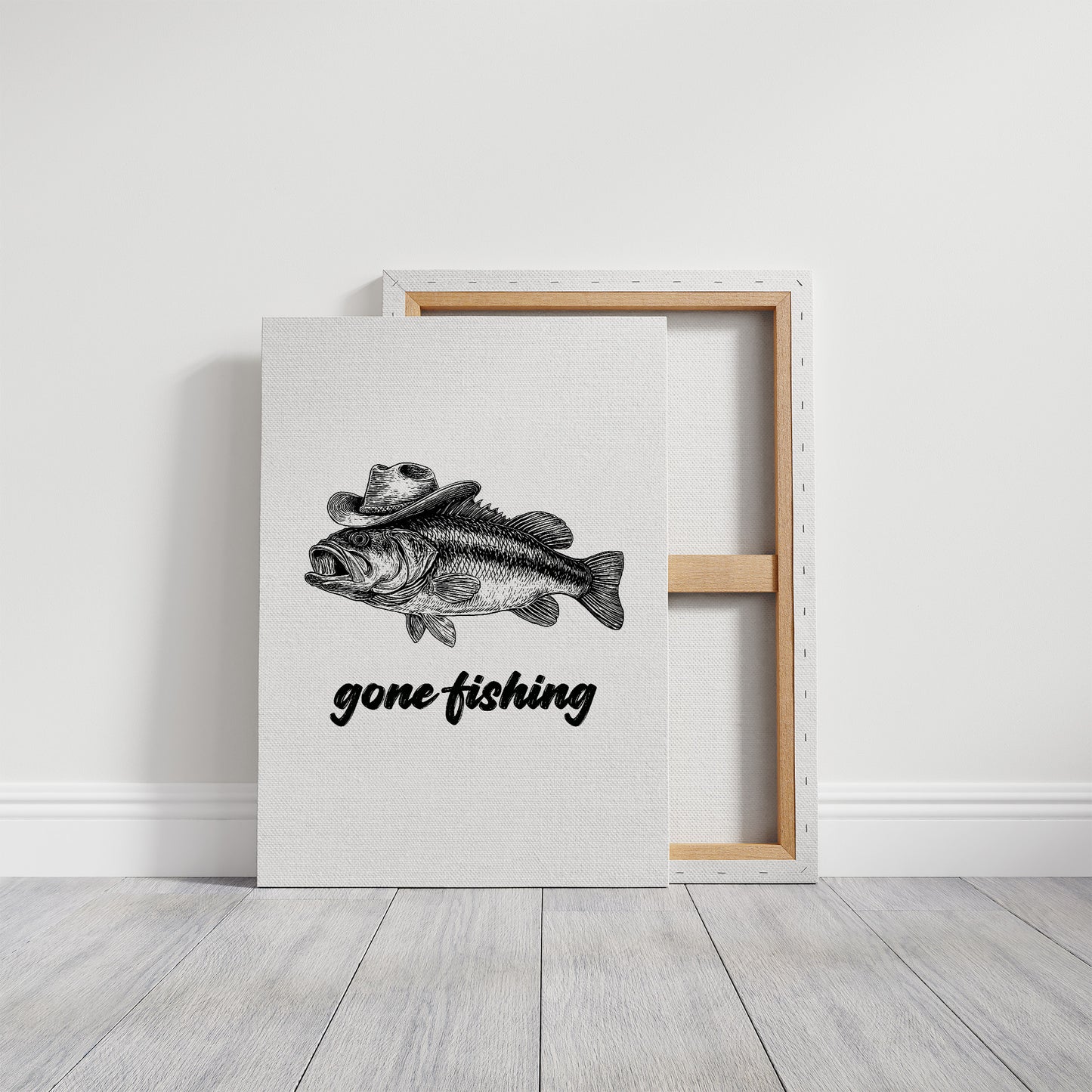 Gone Fishing Cowboy Bass