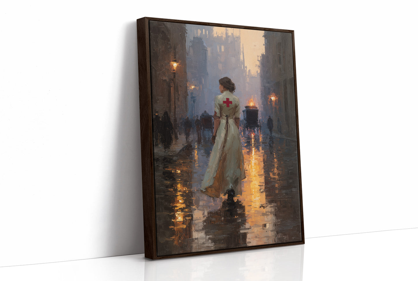 Twilight Mercy On Cobblestone Streets