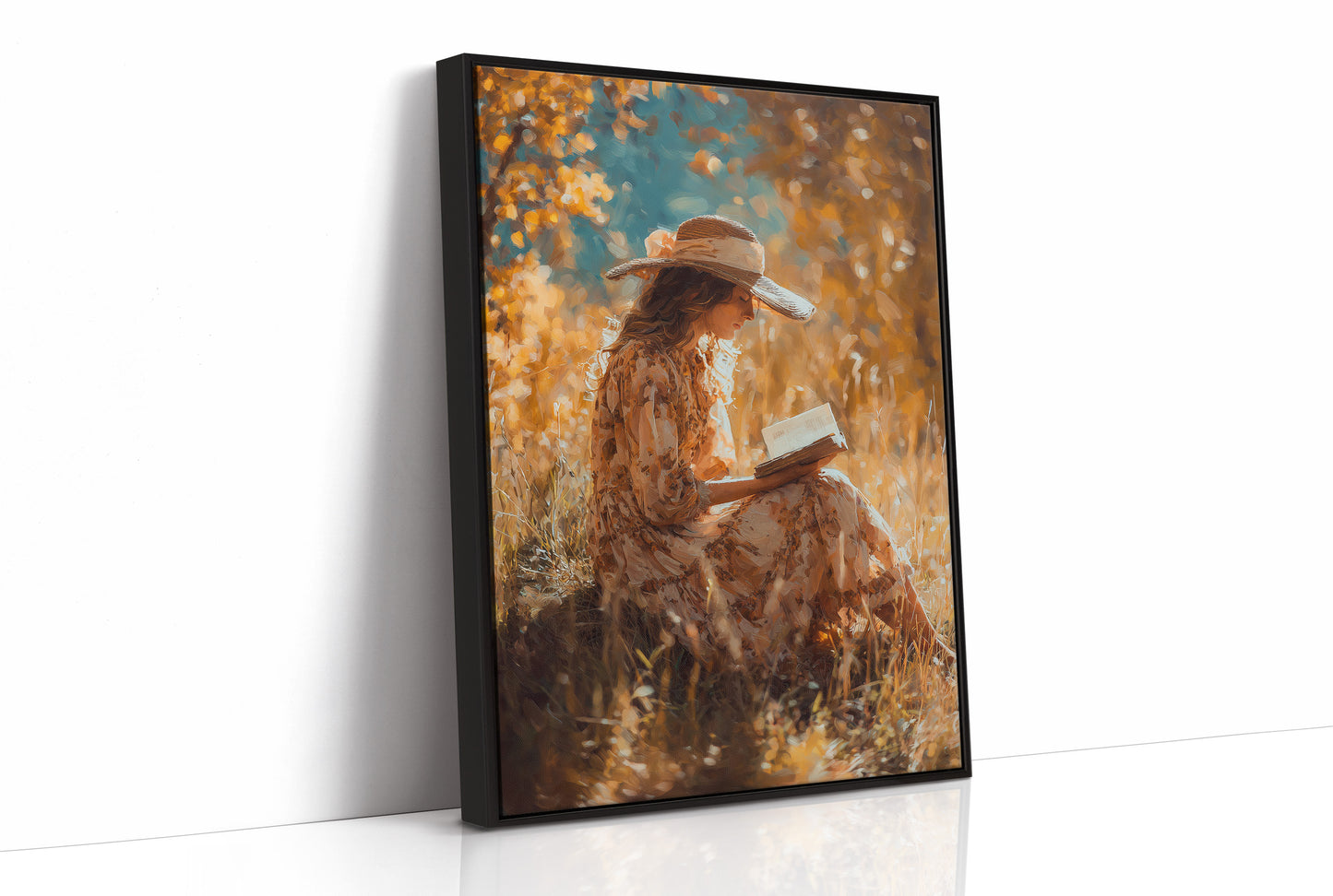 Golden Hour Among Forgotten Pages