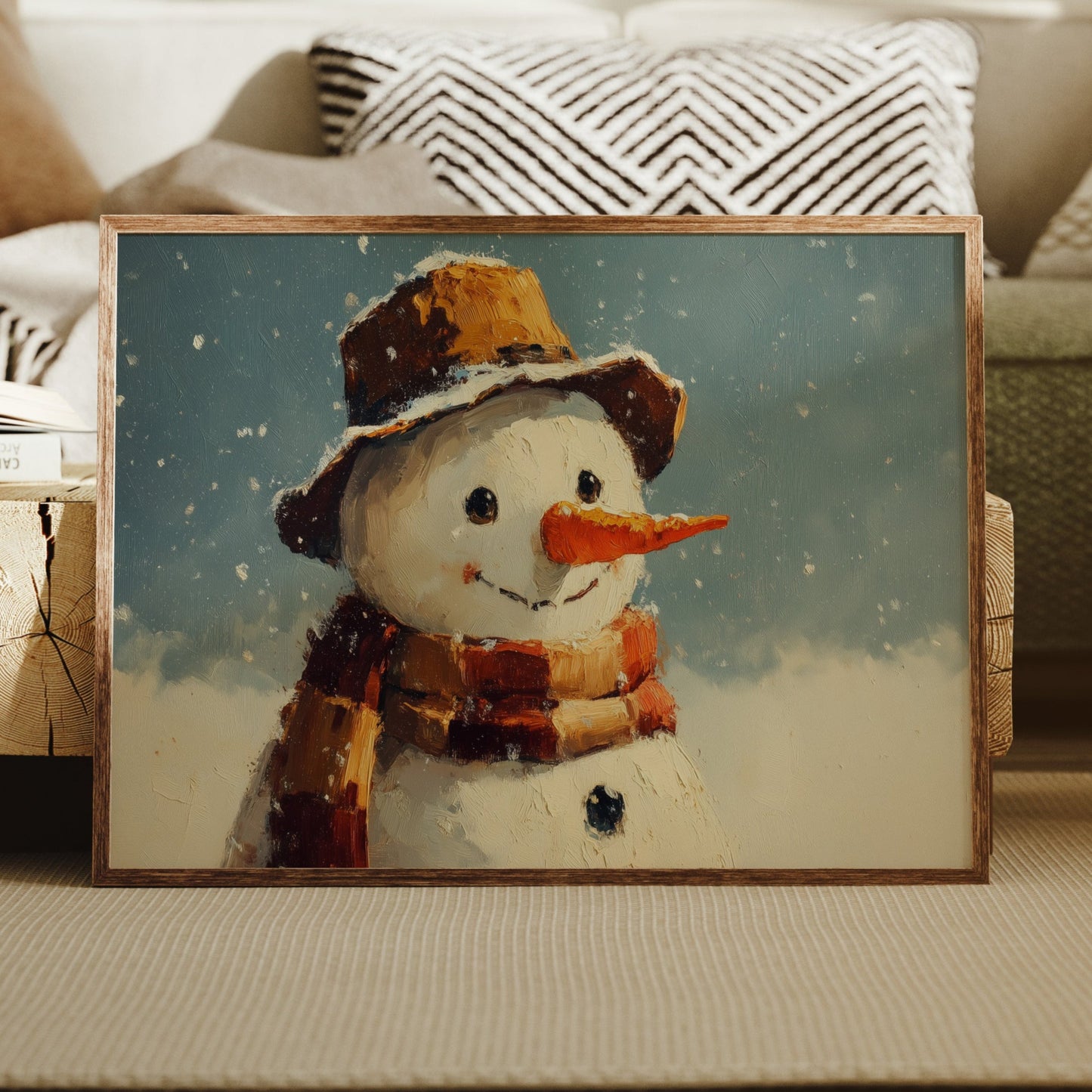 Frosty Wears His Favorite Hat