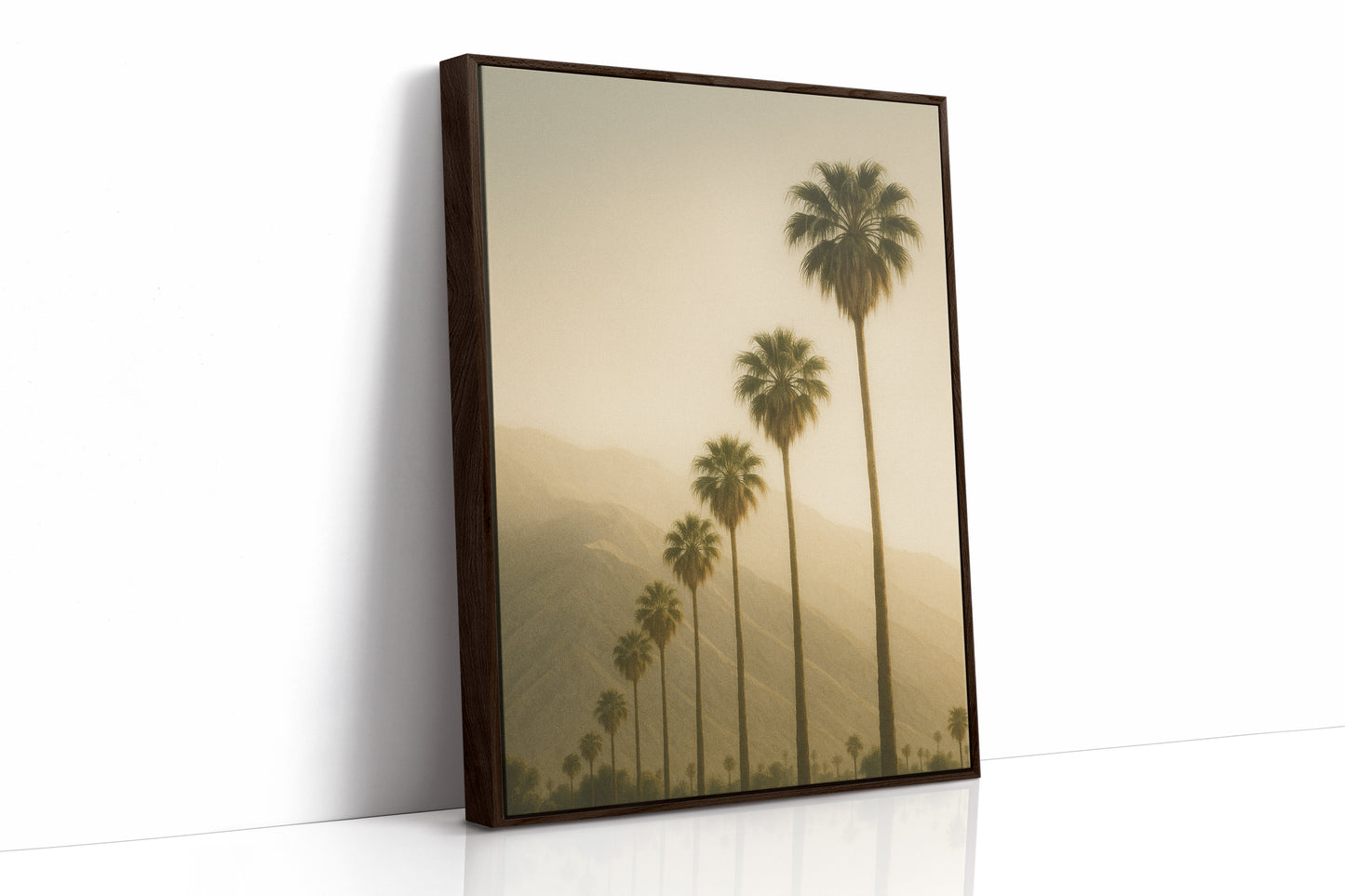 Desert Palms at Dusk