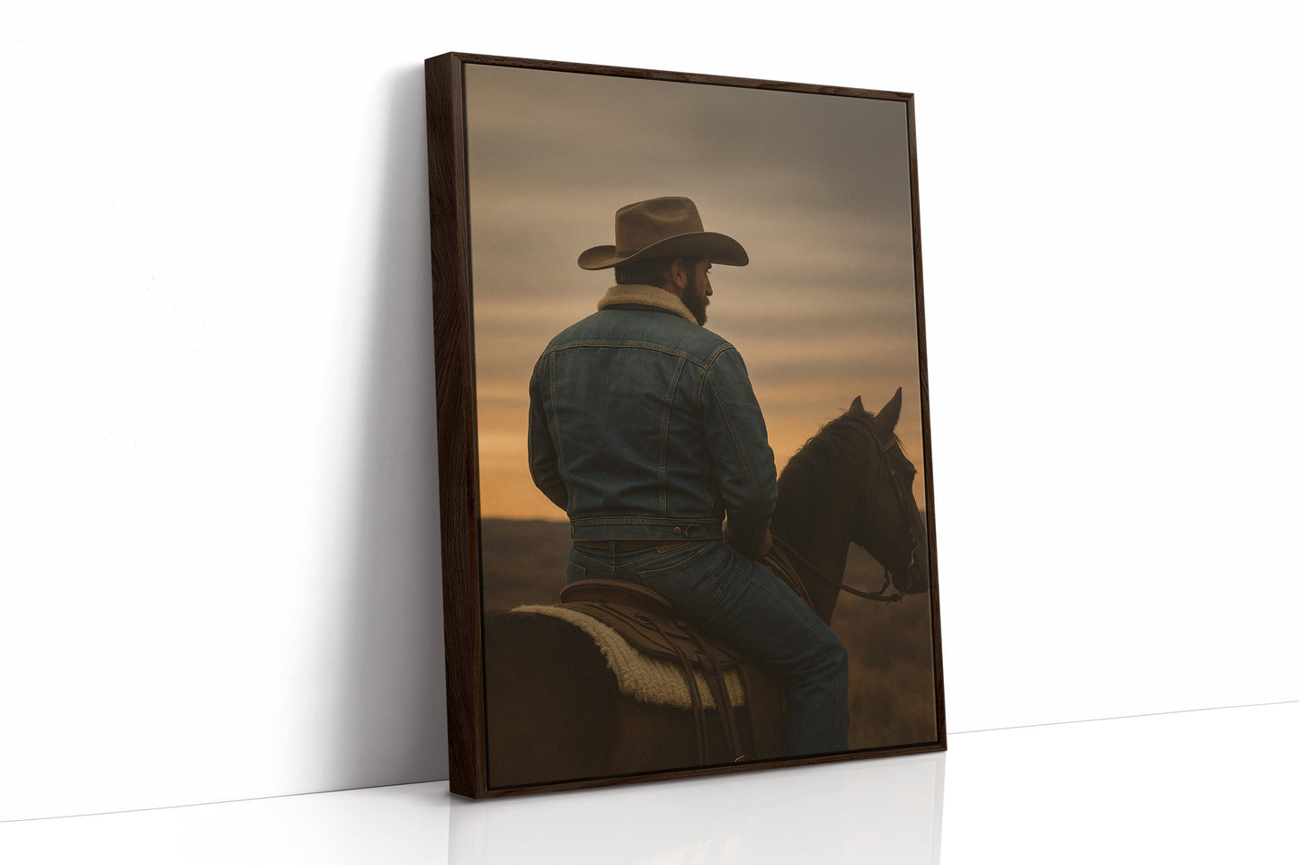 Cowboy at Dusk