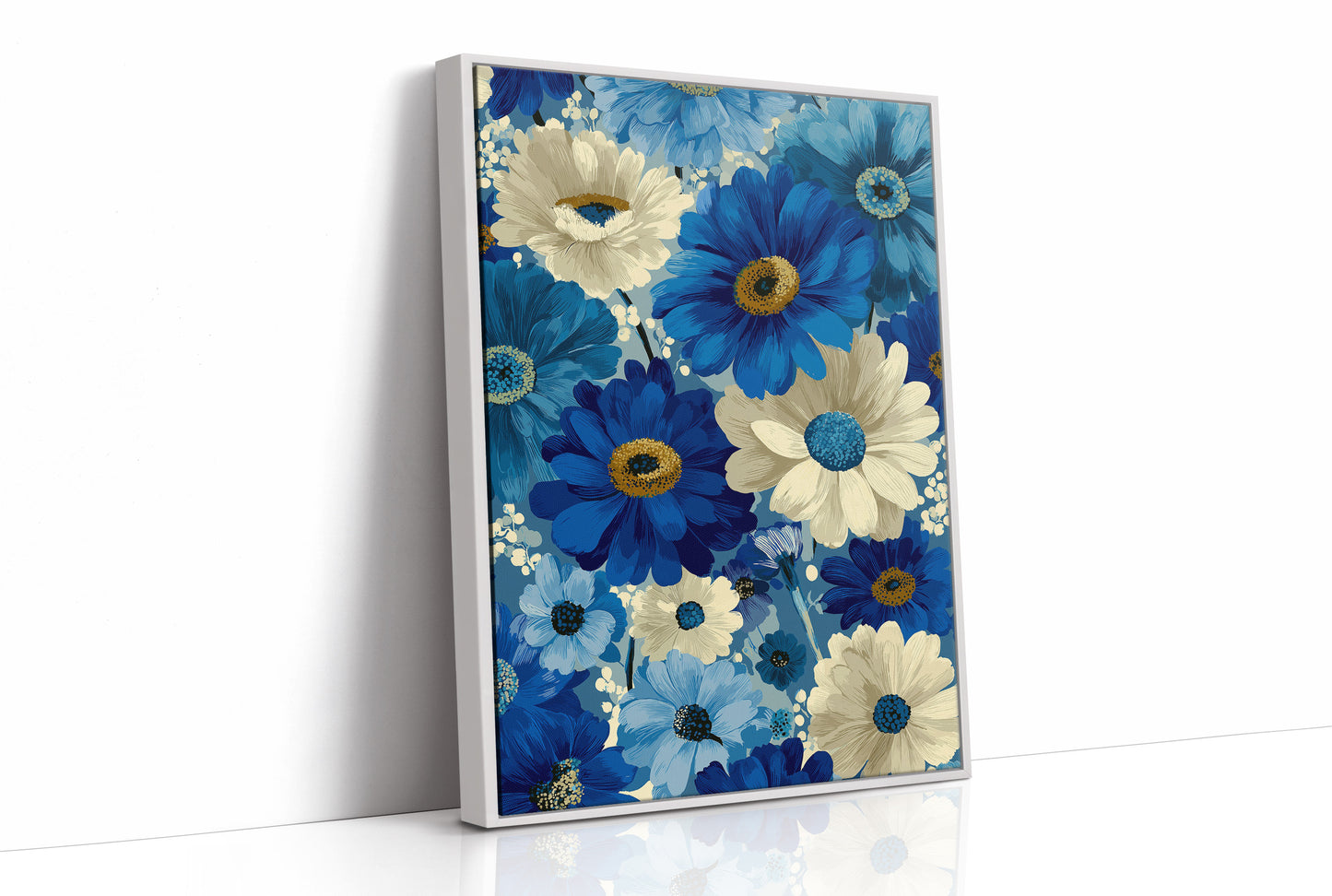 Daisies in Every Shade of Blue
