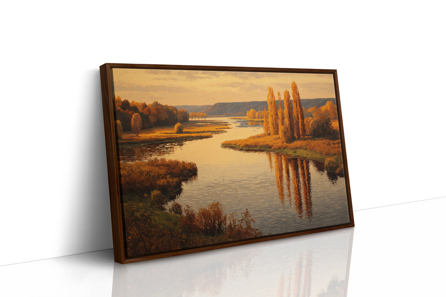 Golden Reflections at Dusk