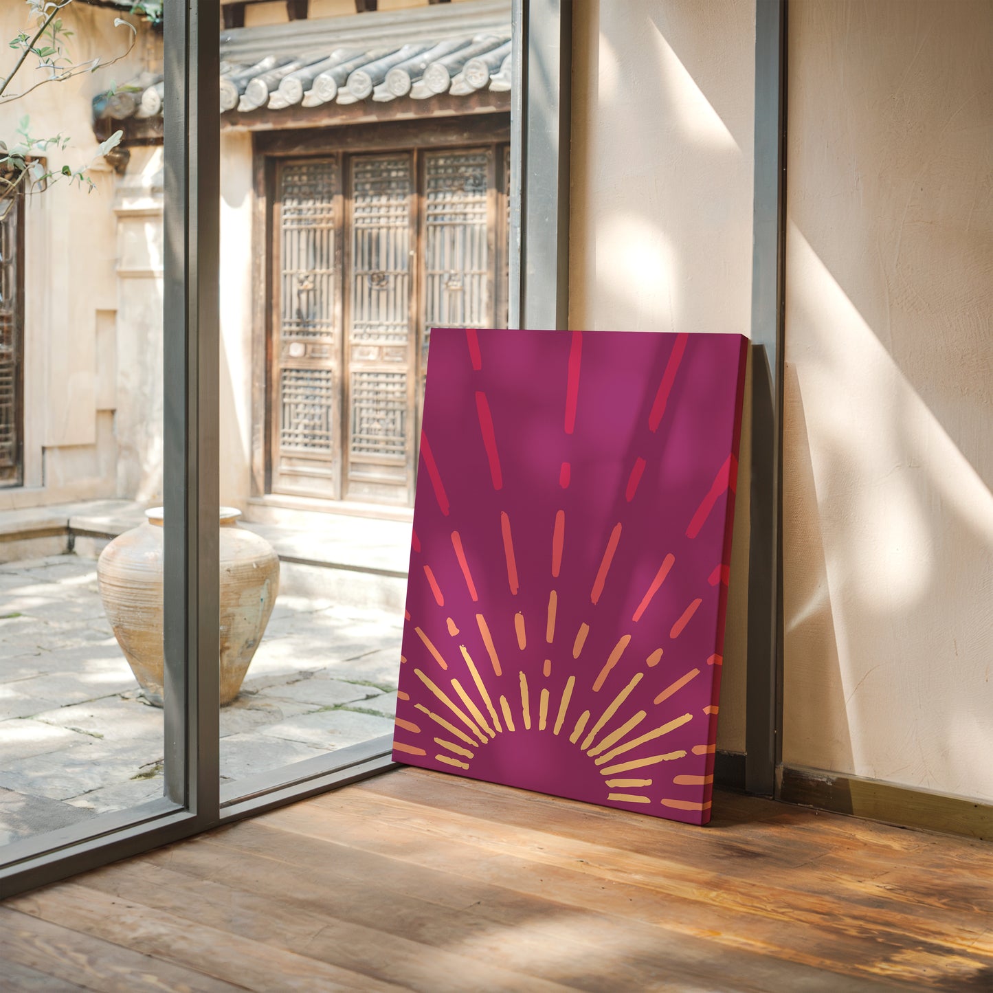 Magenta Skies Break Into Gold