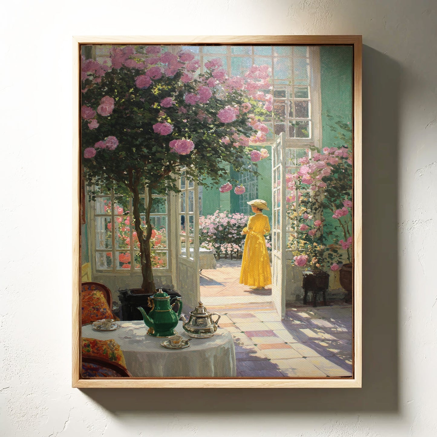 The Garden's Golden Embrace