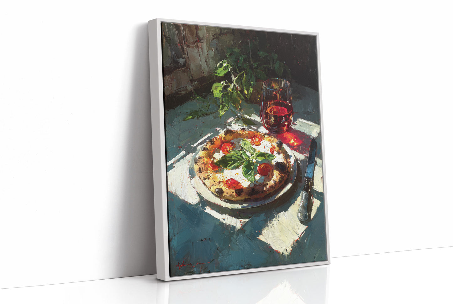 Pizza in Candlelight
