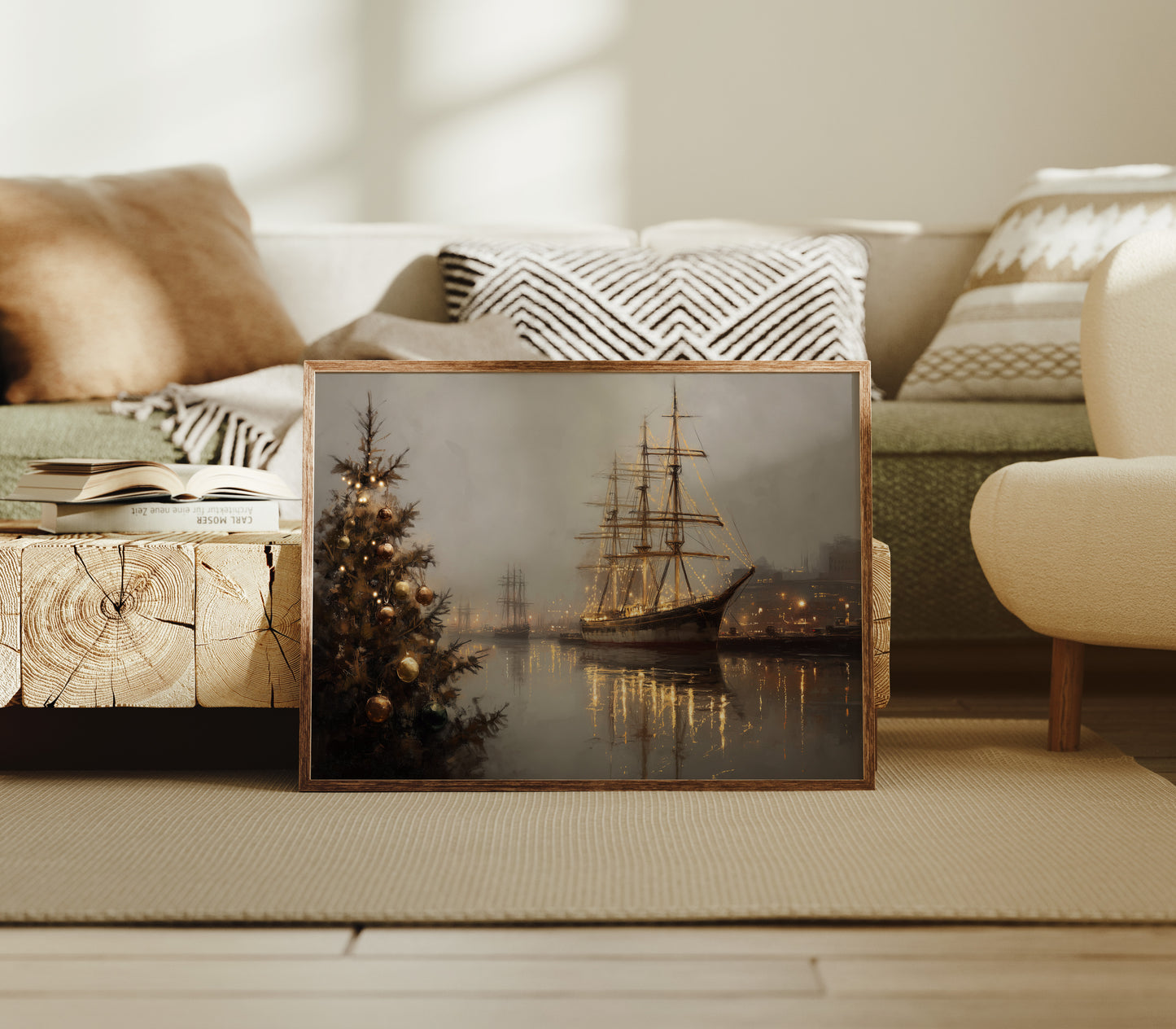 The Fleet Slept Under Holiday Lights