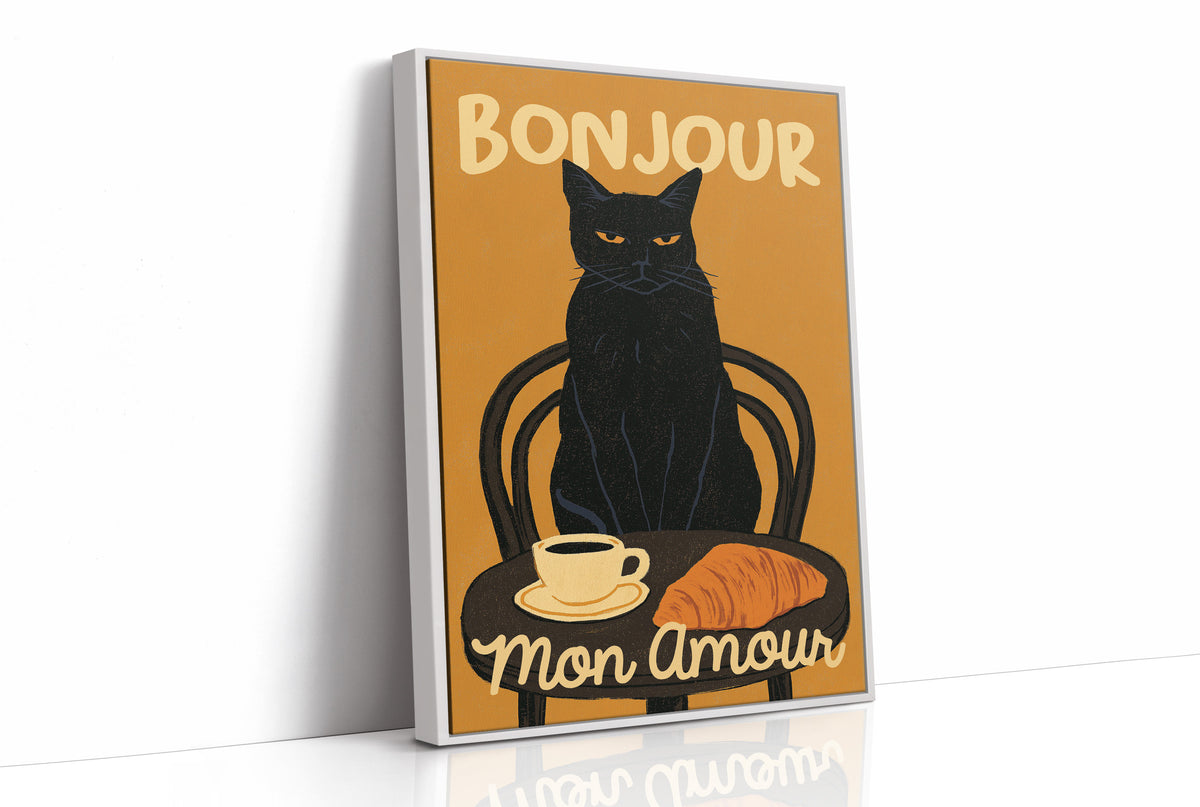 Bonjour from a Deeply Unimpressed Cat