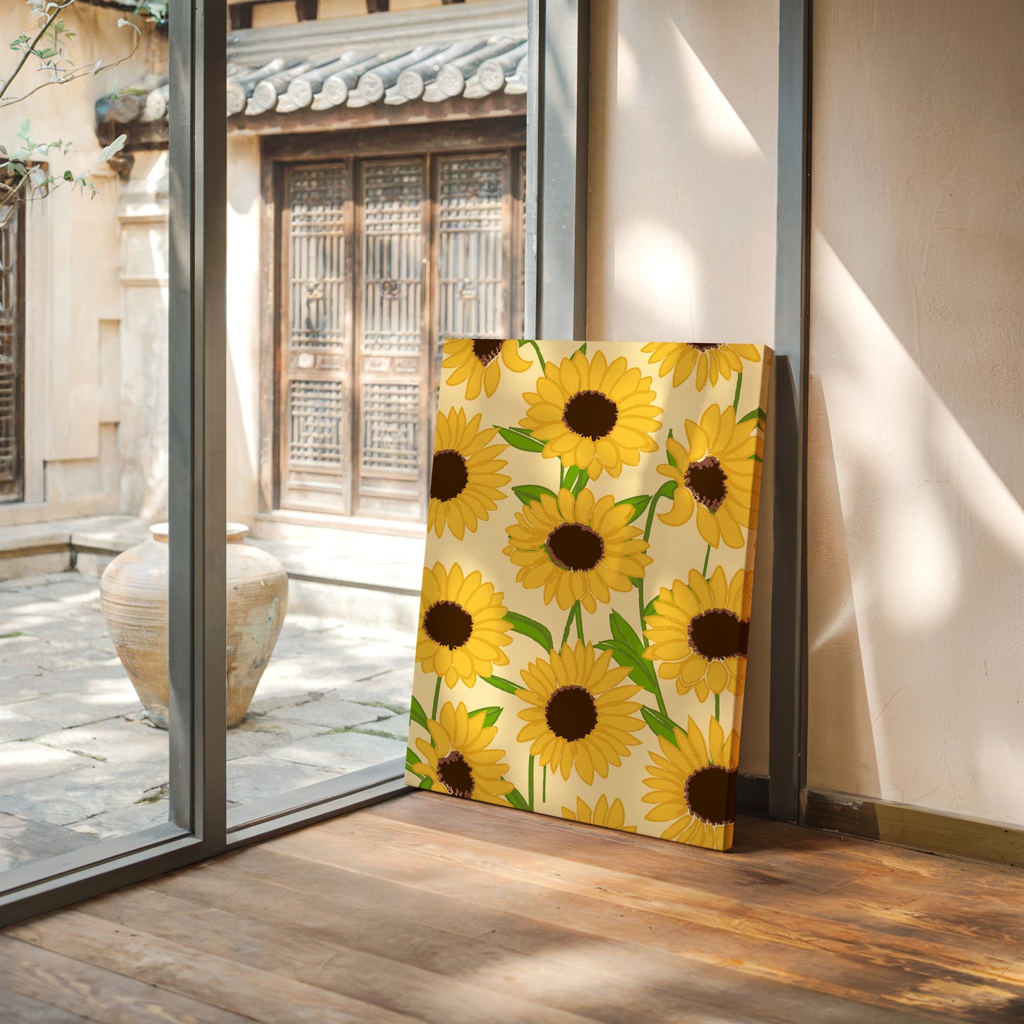 Yellow Petals Chase Summer Light