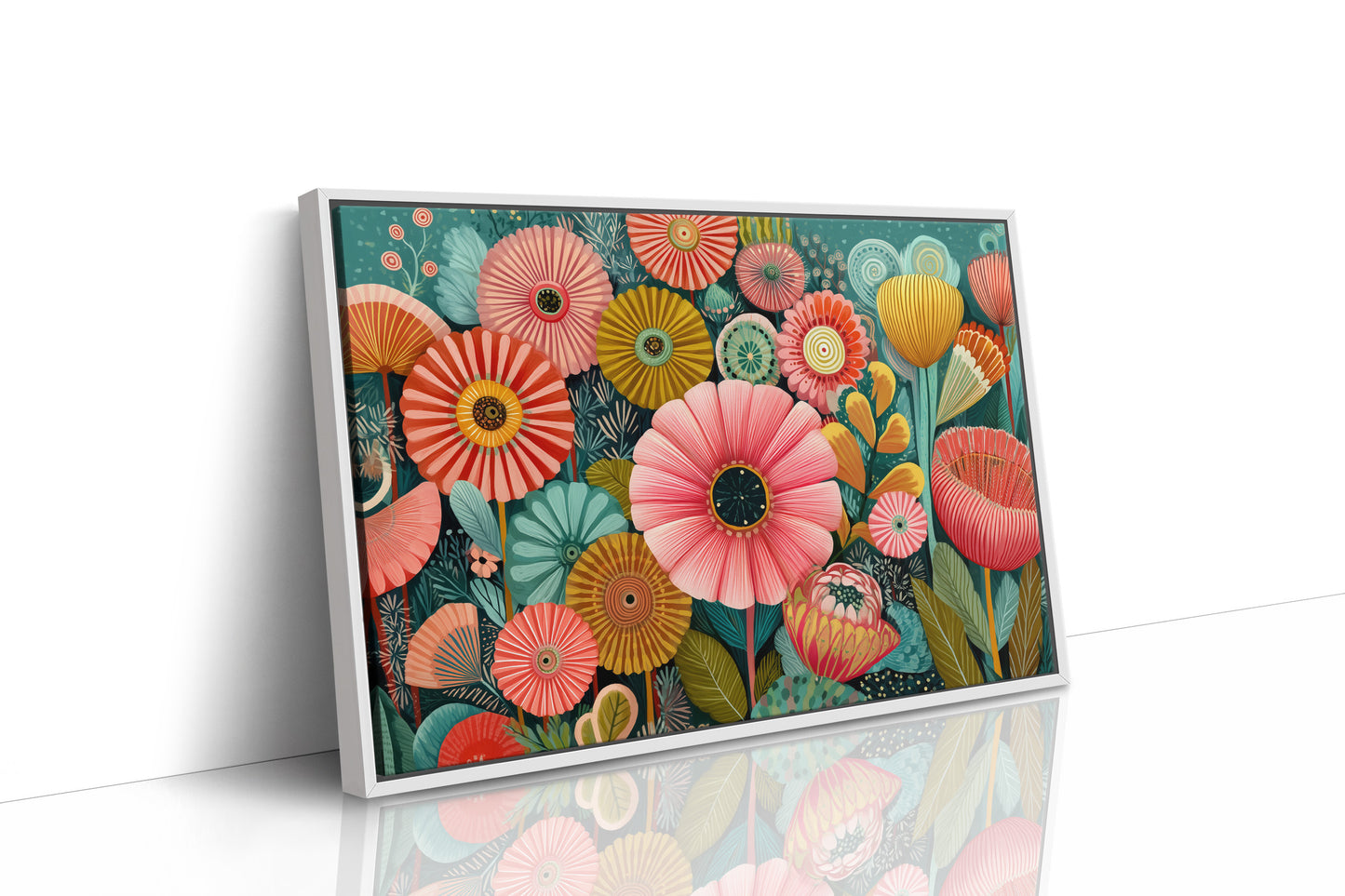 Coral Blooms Cast Golden Shadows