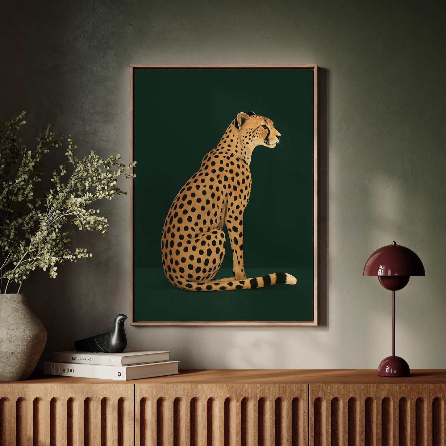 Cheetah Grace on Emerald