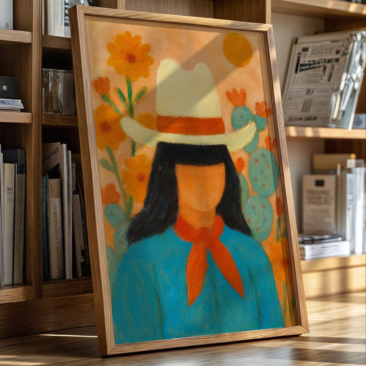 Cowgirl in Bloom
