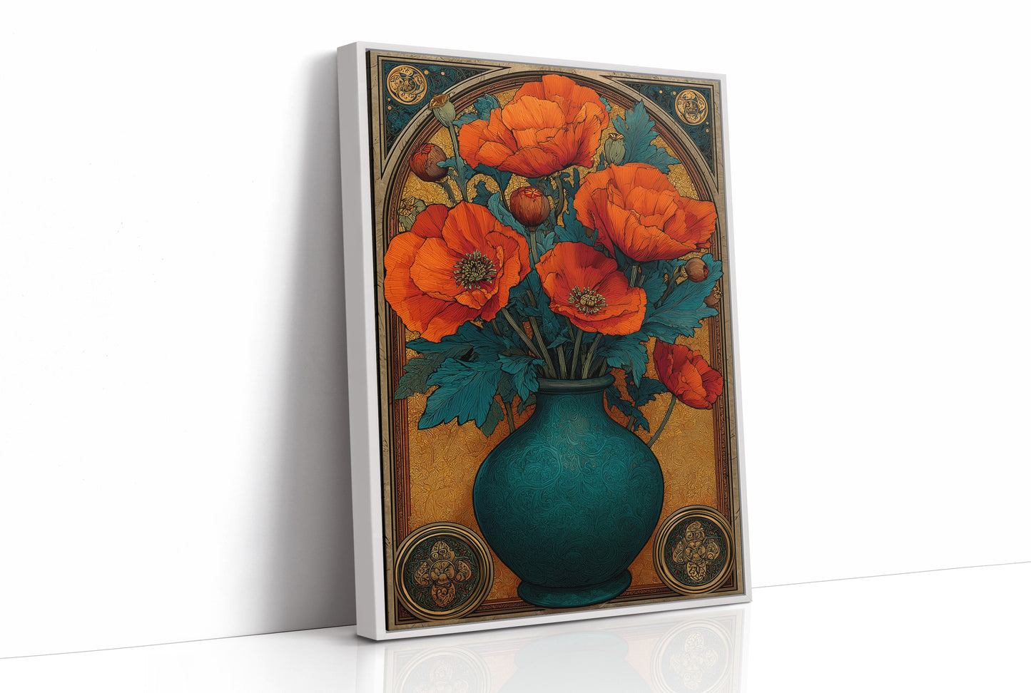 Poppies in the Gilded Room