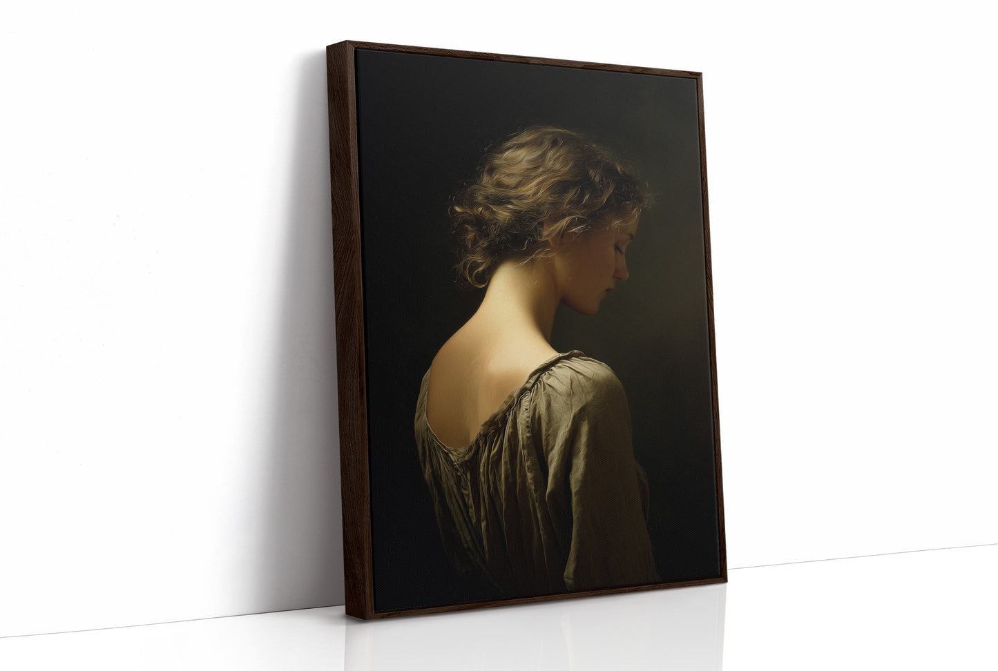 Golden Light On Timeless Portrait