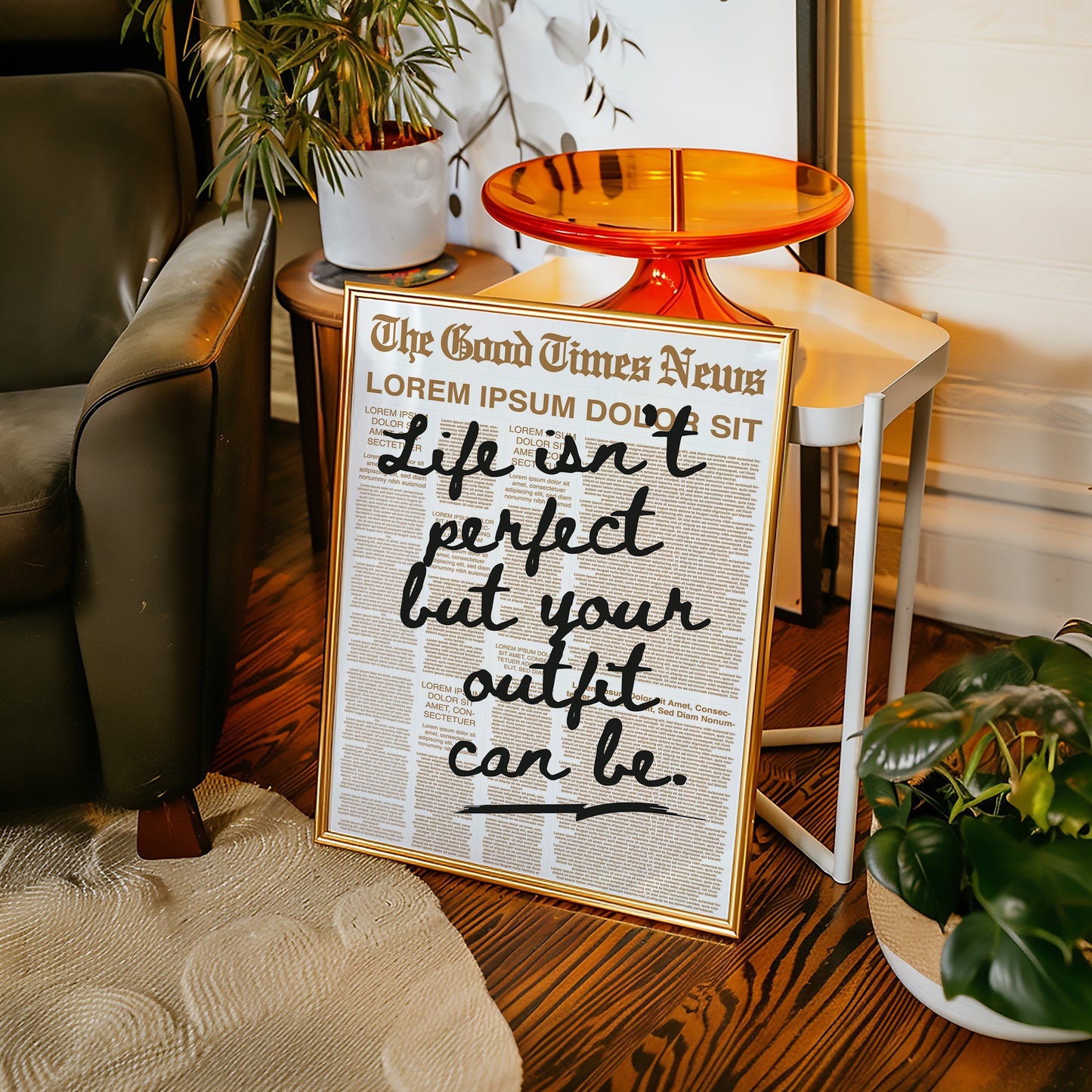 Headlines Dance Through Morning Light